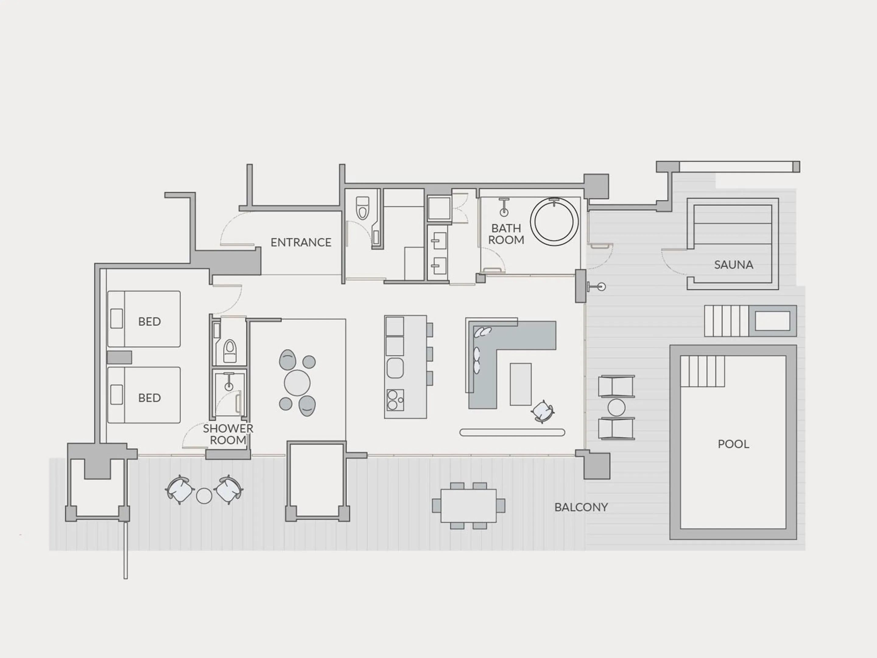 Floor plan in seven x seven ISHIGAKI
