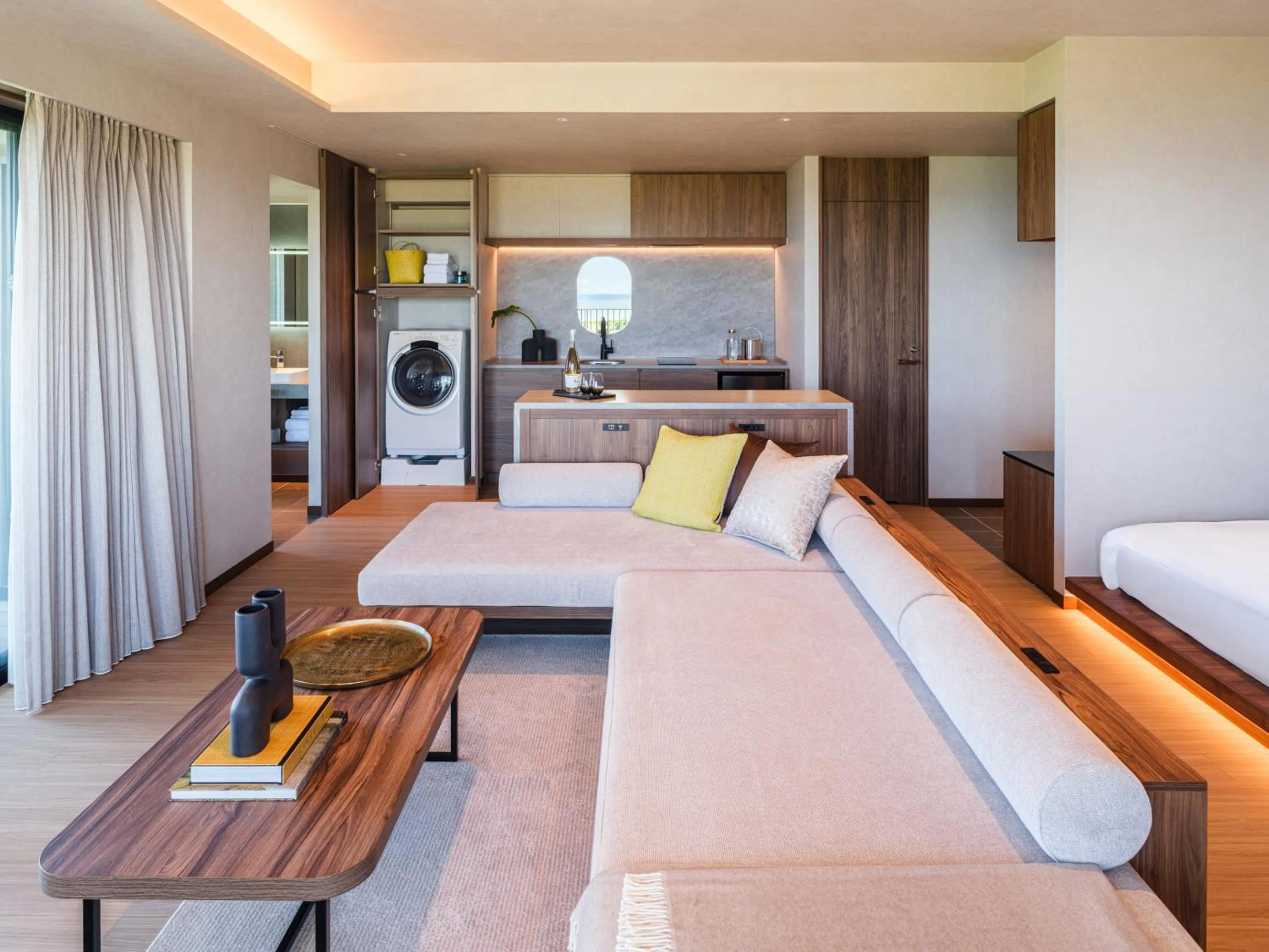 Living room, Bed in seven x seven ISHIGAKI