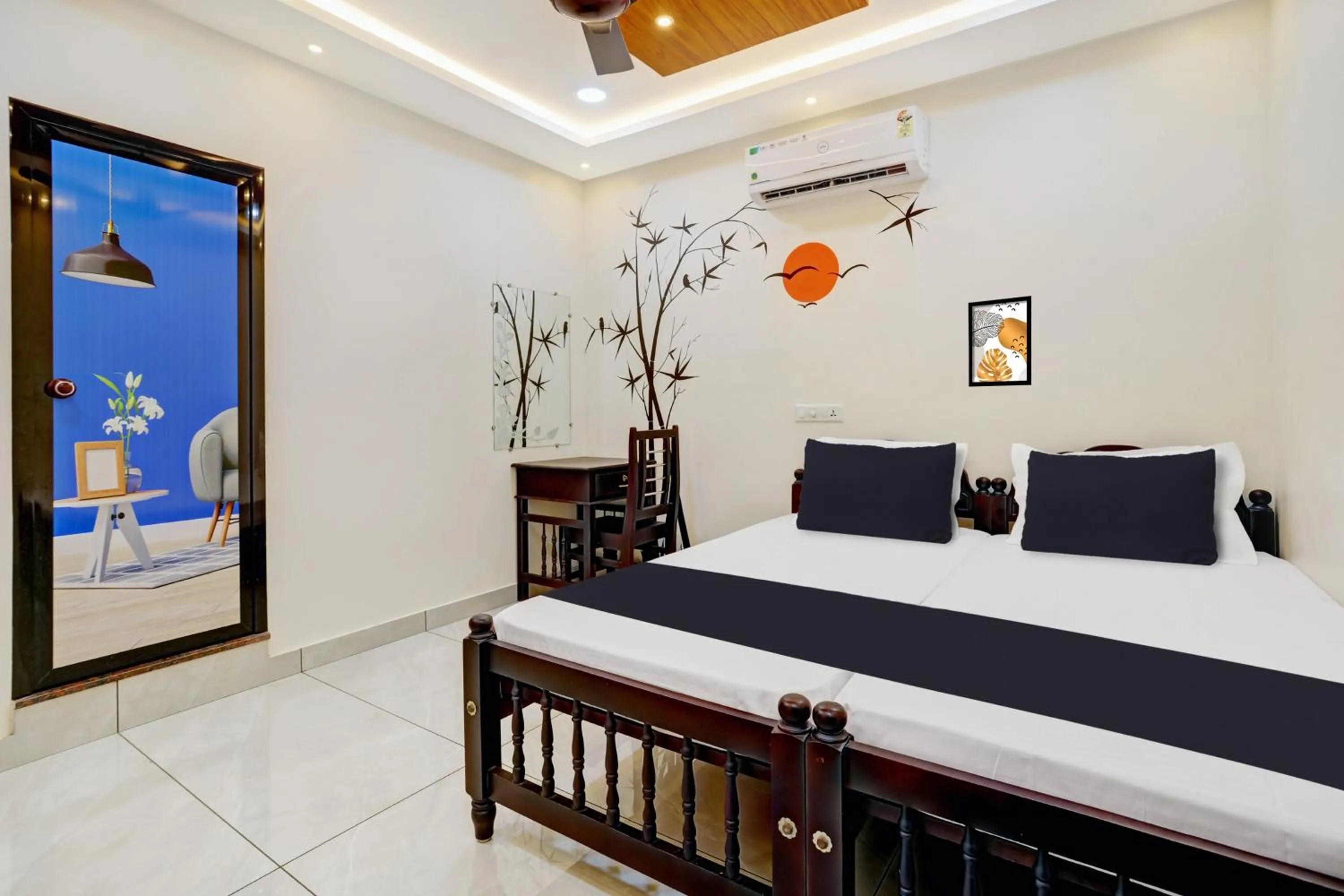 Bedroom, Bed in Hotel O PULARI BACKWATER & ROOMS