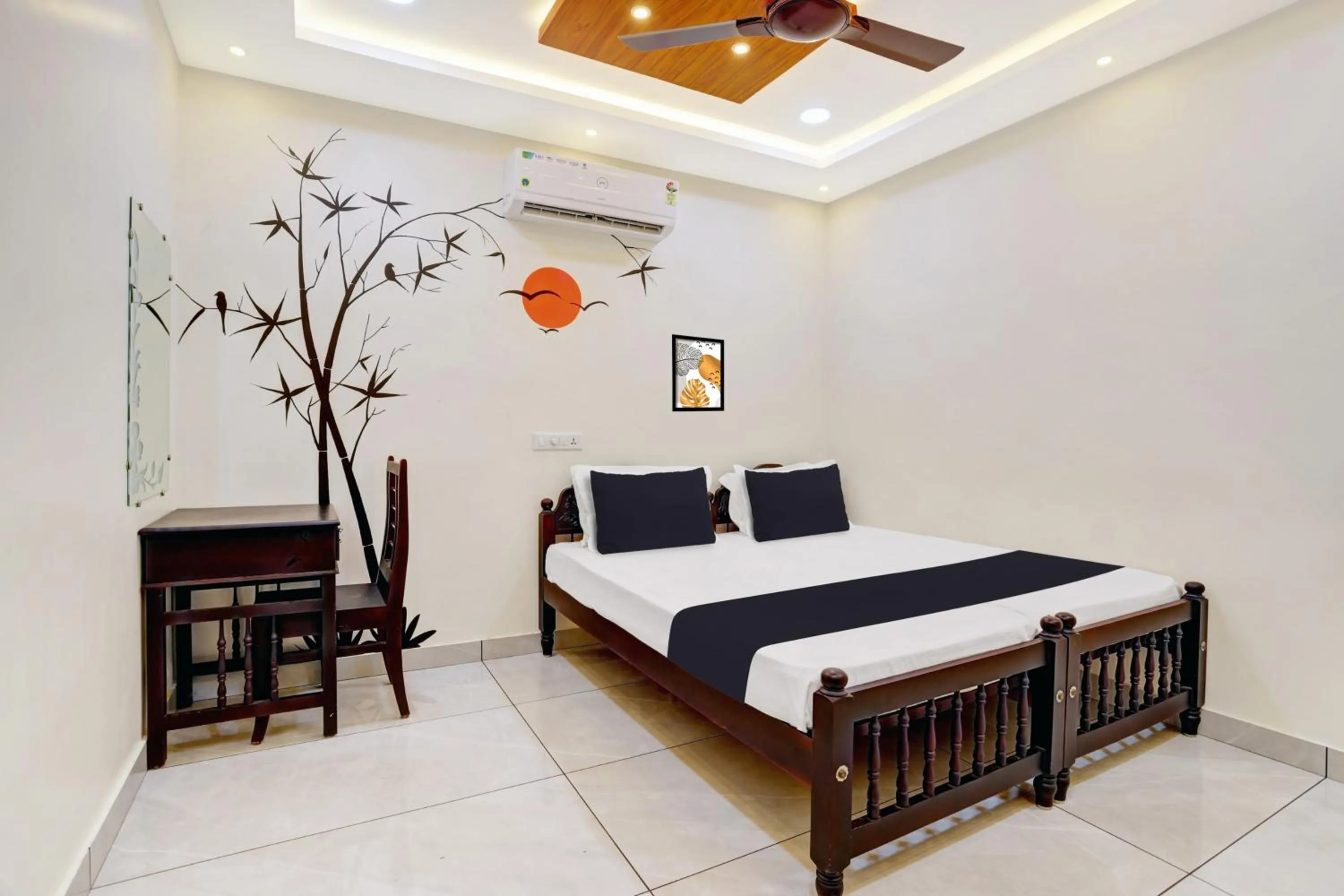 Bedroom, Bed in Hotel O PULARI BACKWATER & ROOMS