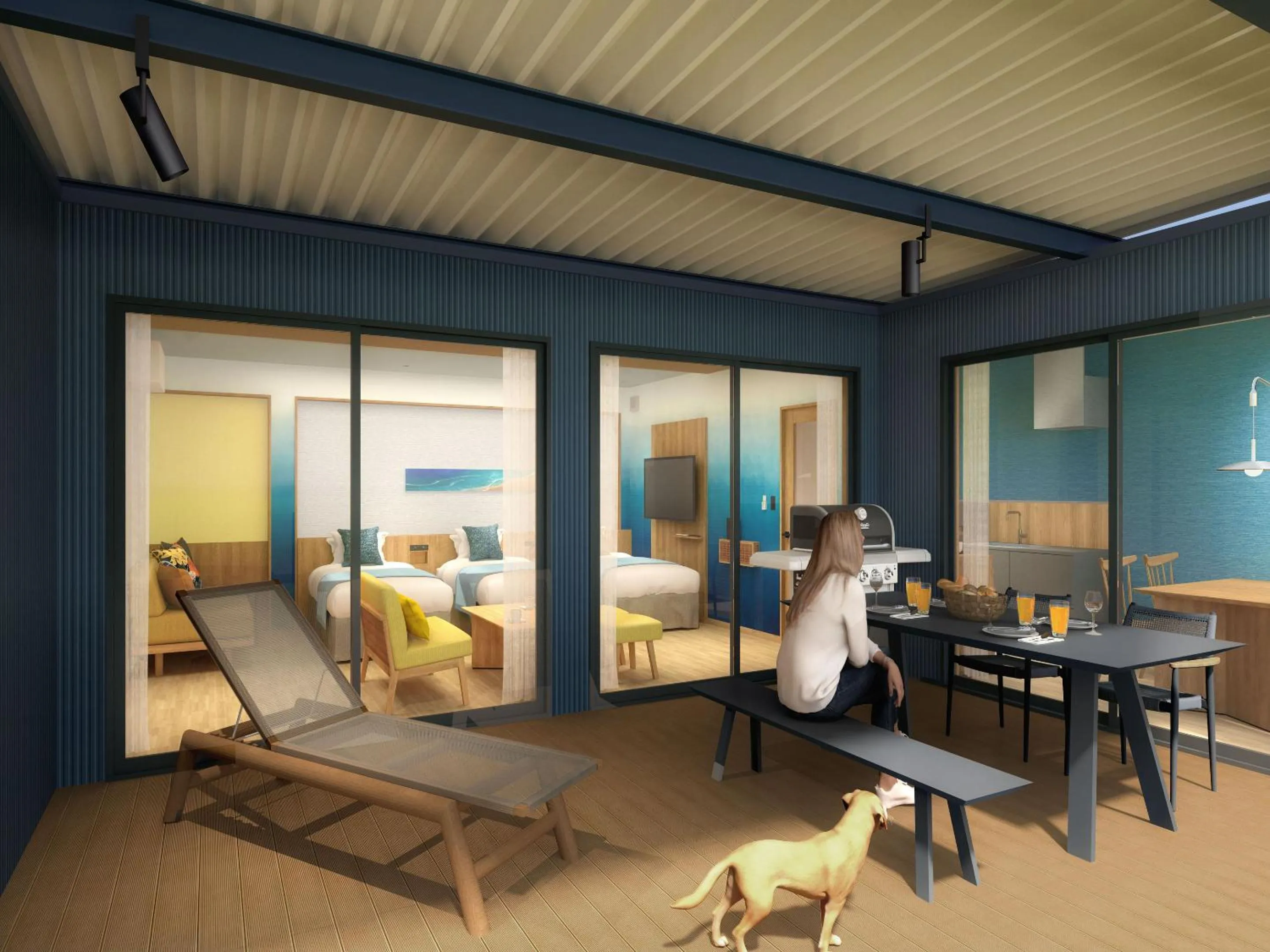 Photo of the whole room in Nanki Shirahama Wan Wan Paradise Hotel