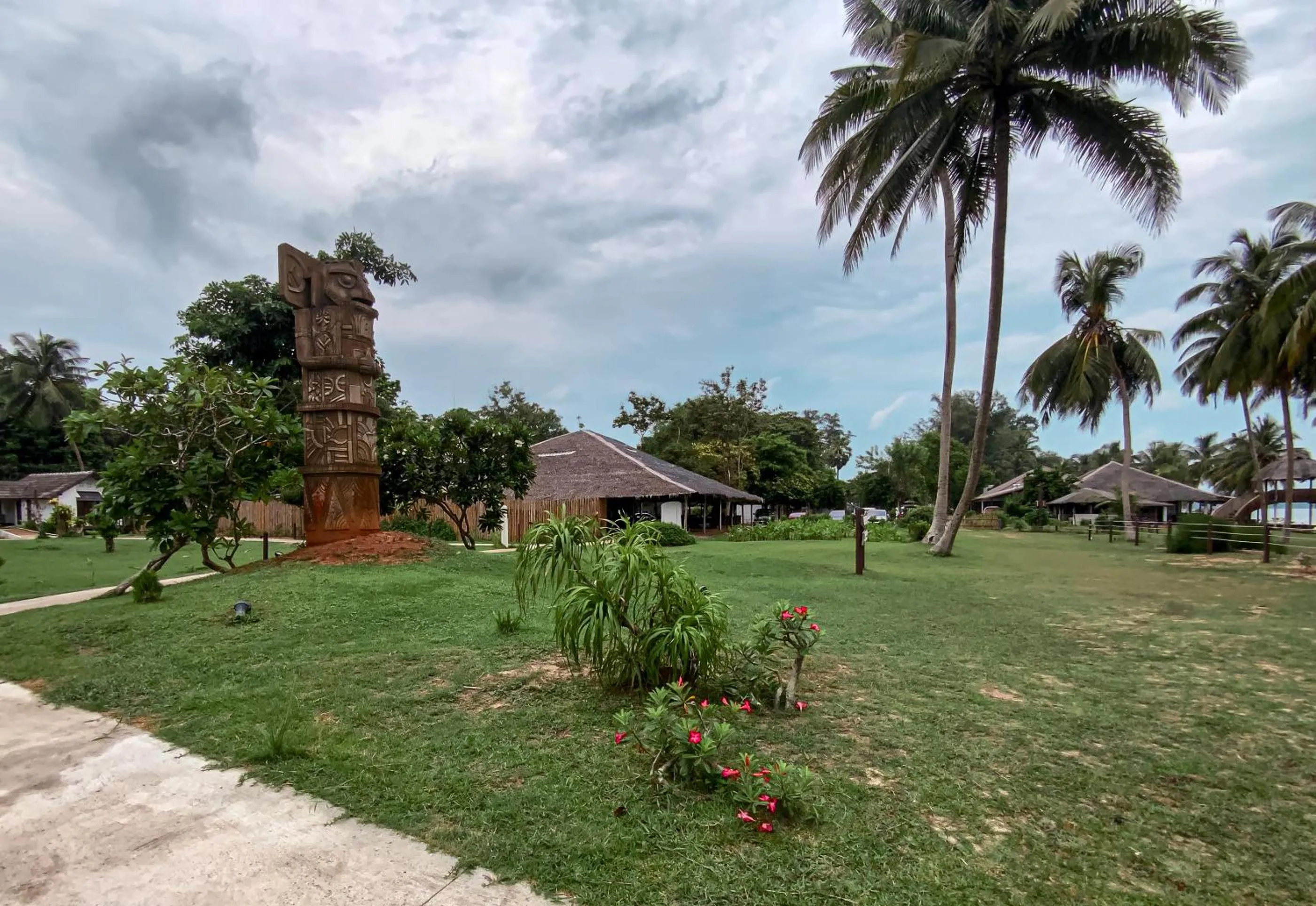 Garden in Chumphon Cabana Resort