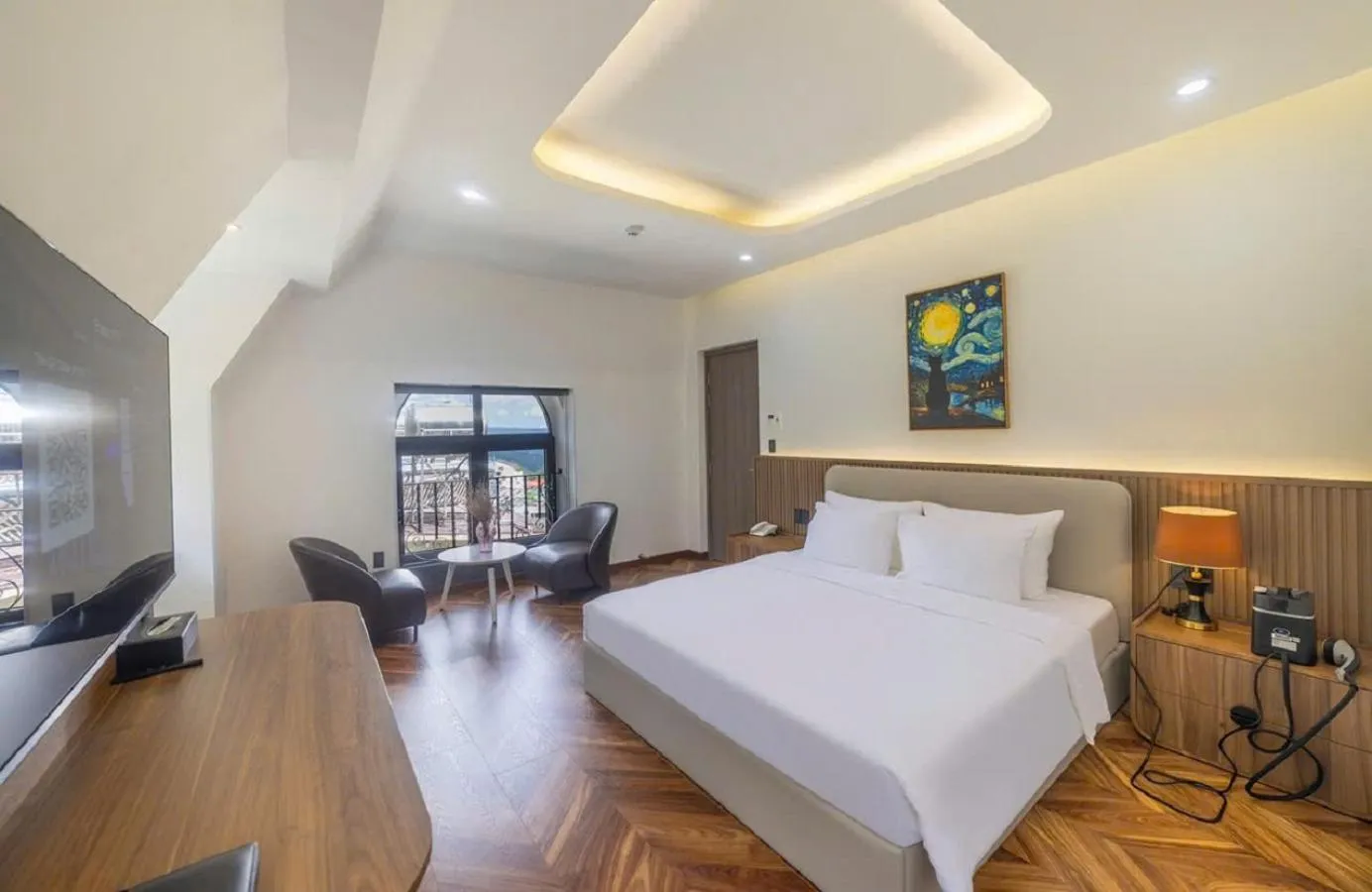 Bed in TP Dalat Hotel