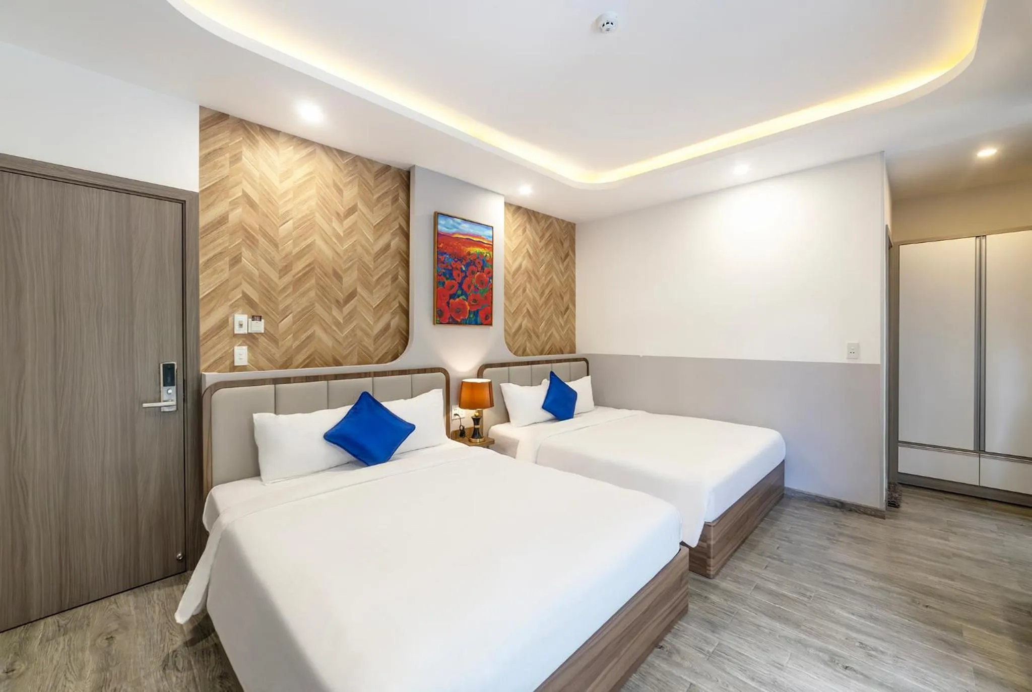 Bed in TP Dalat Hotel