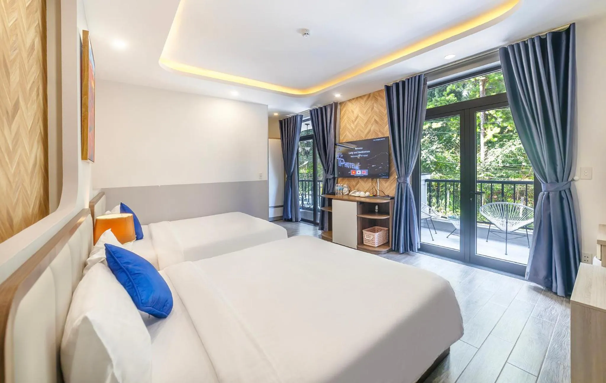 Bed in TP Dalat Hotel