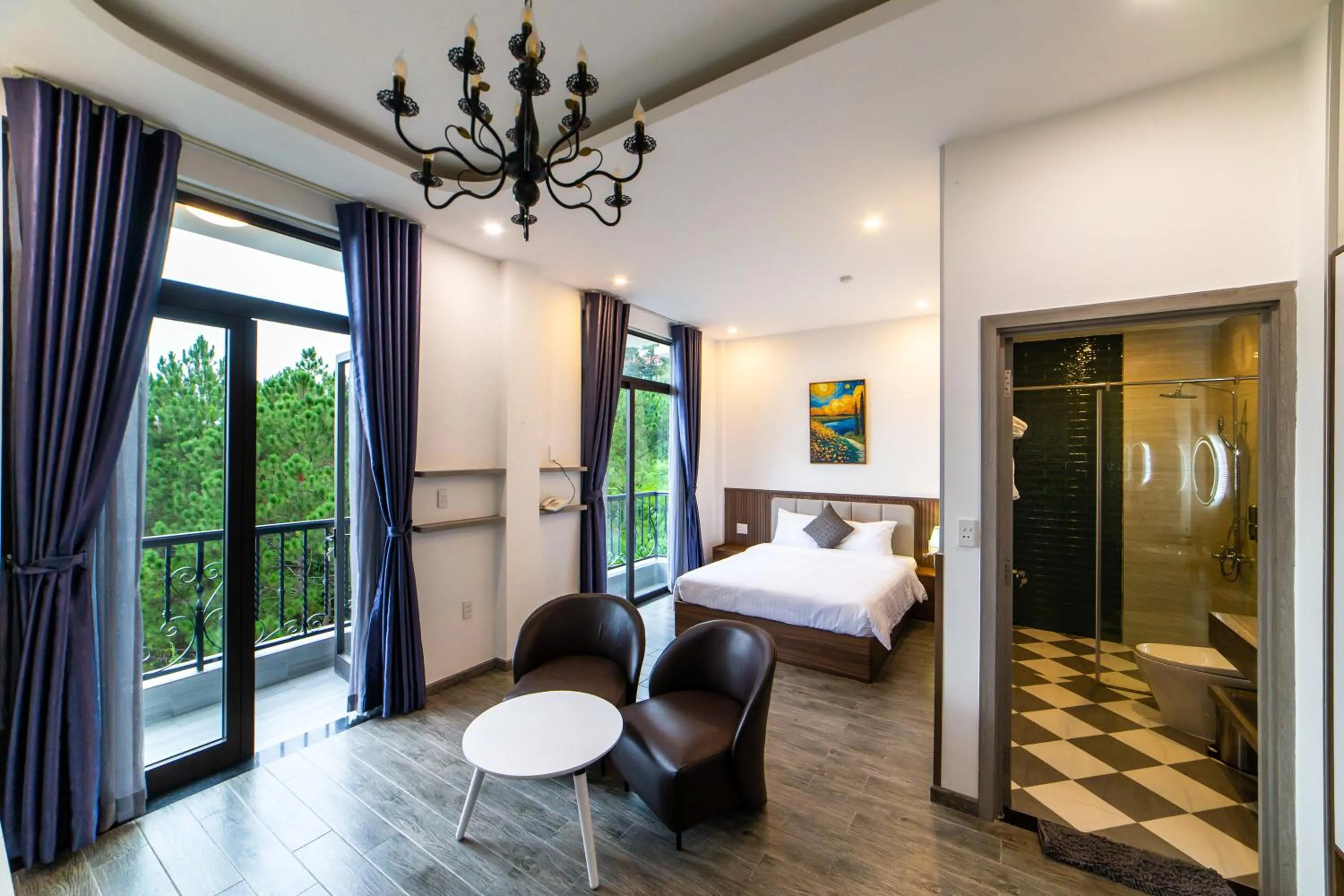 Bed in TP Dalat Hotel