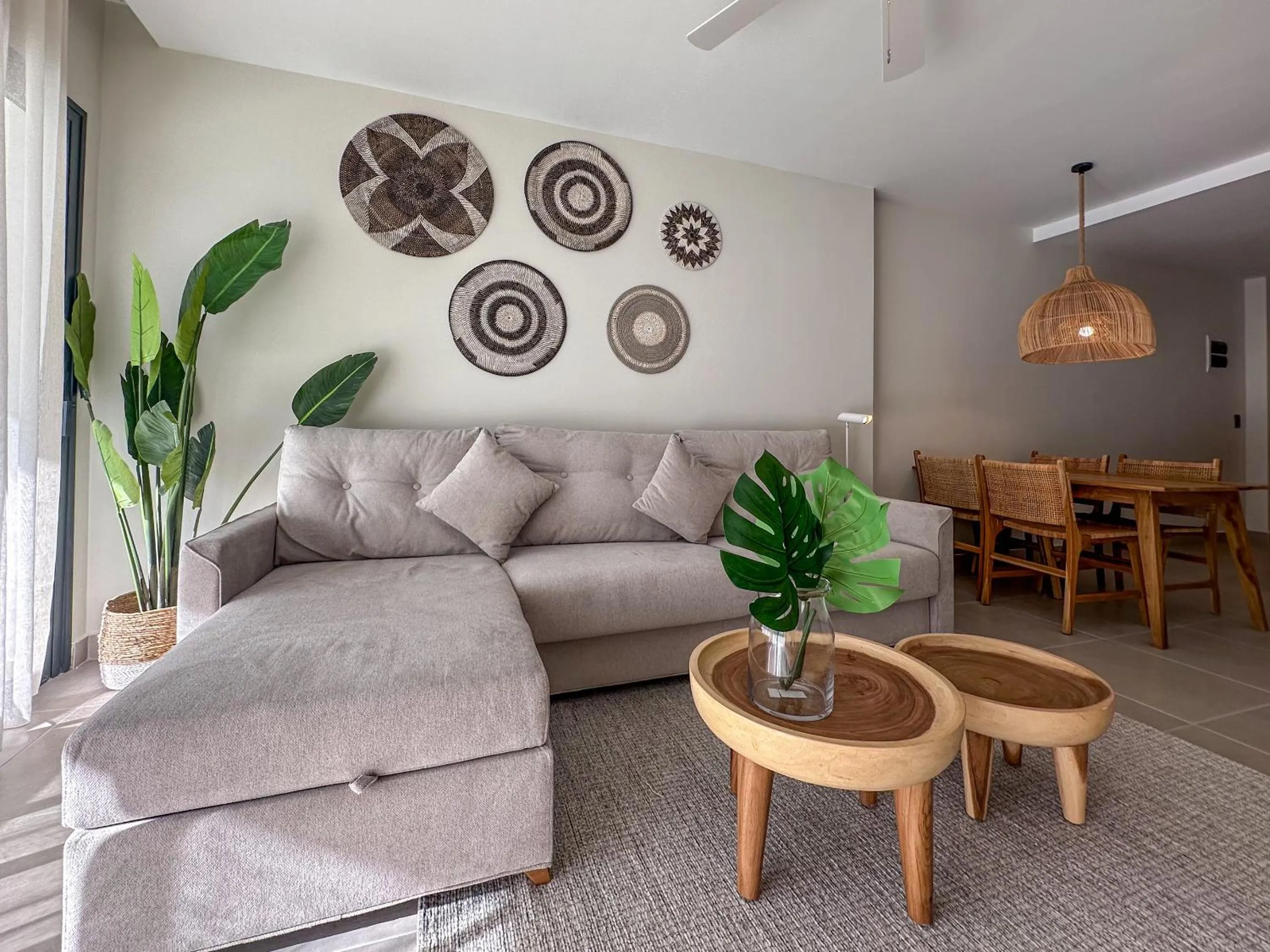 Living room in Beach Homes Punta Cana