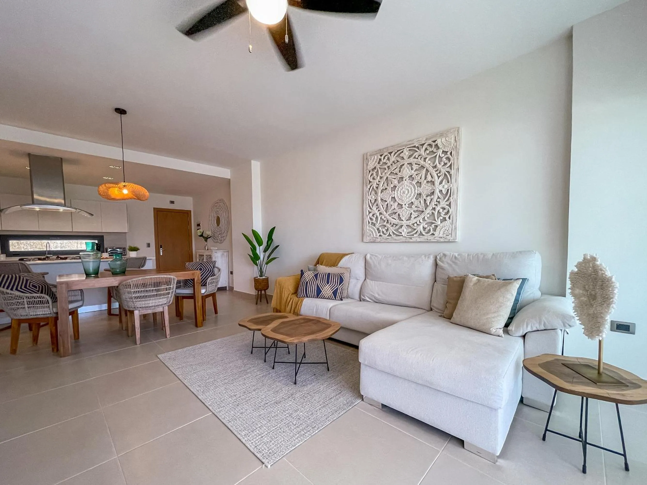 Living room in Beach Homes Punta Cana
