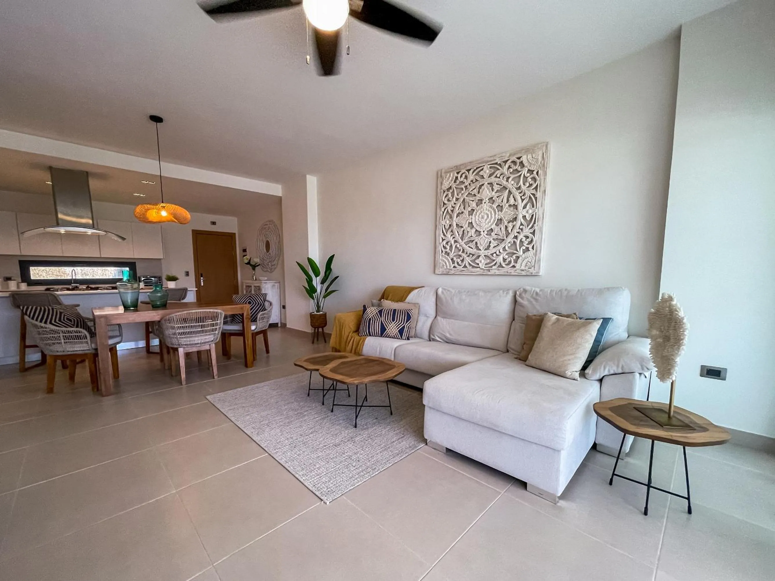 Living room in Beach Homes Punta Cana