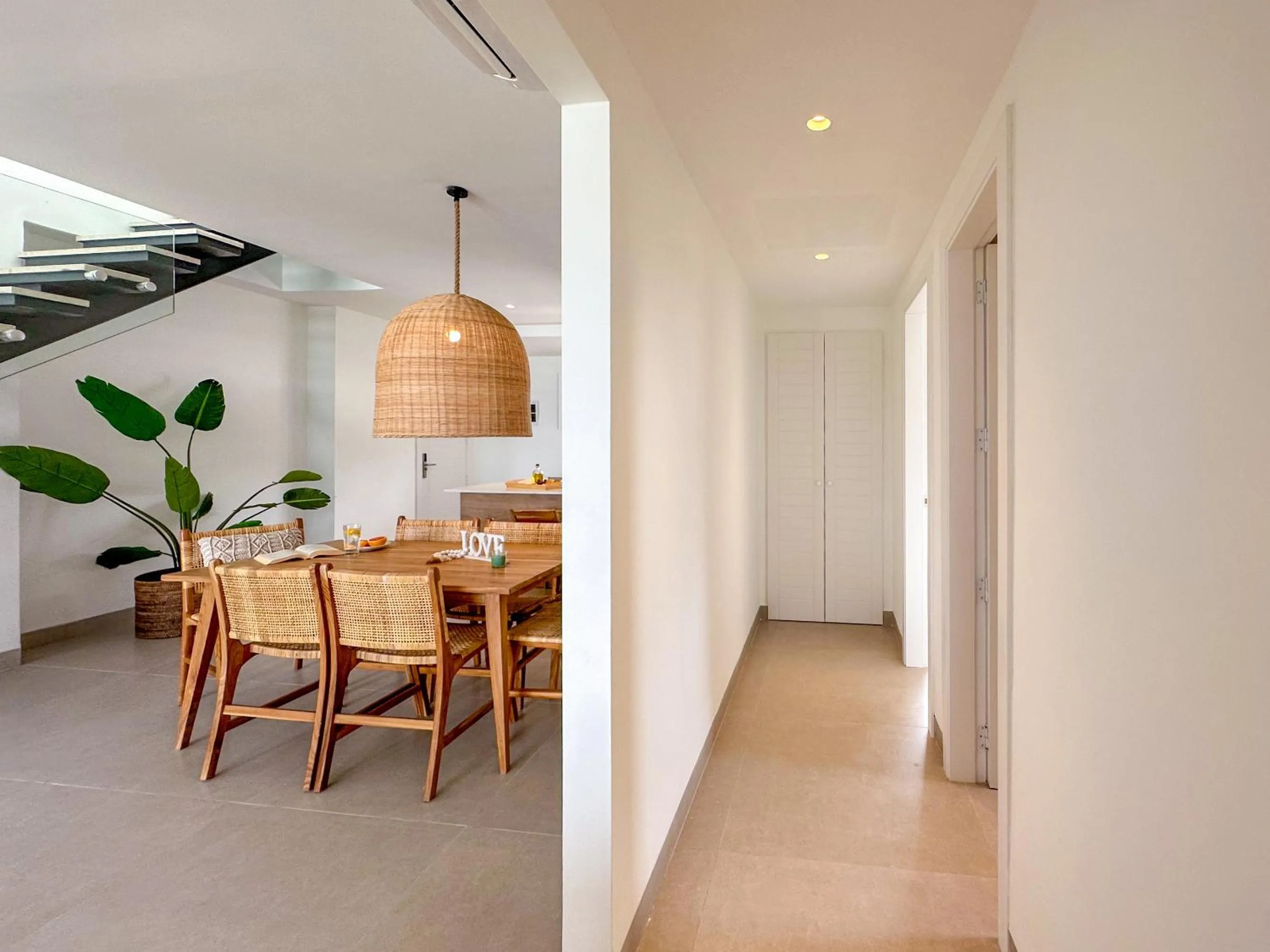 Living room in Beach Homes Punta Cana