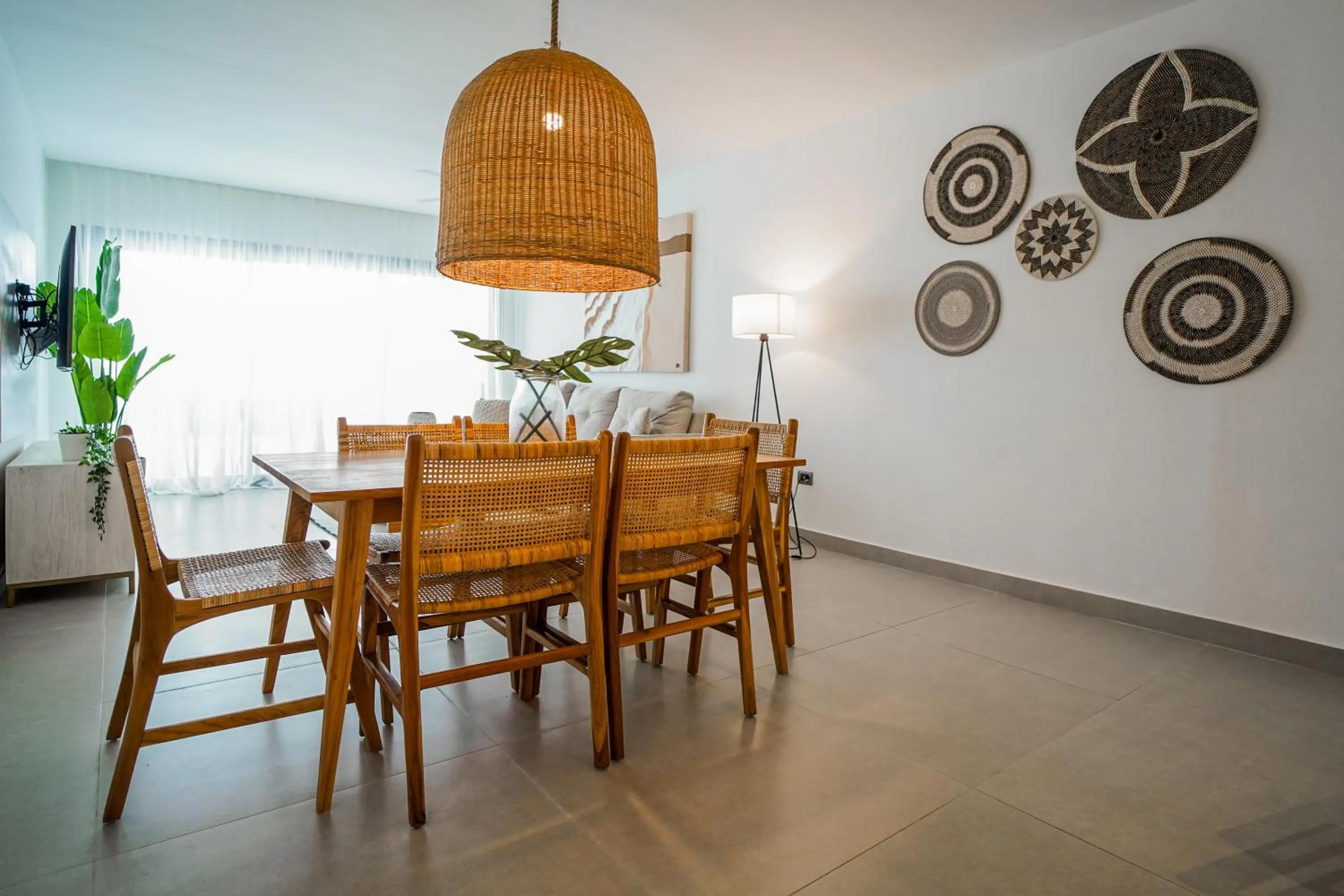 Living room in Beach Homes Punta Cana
