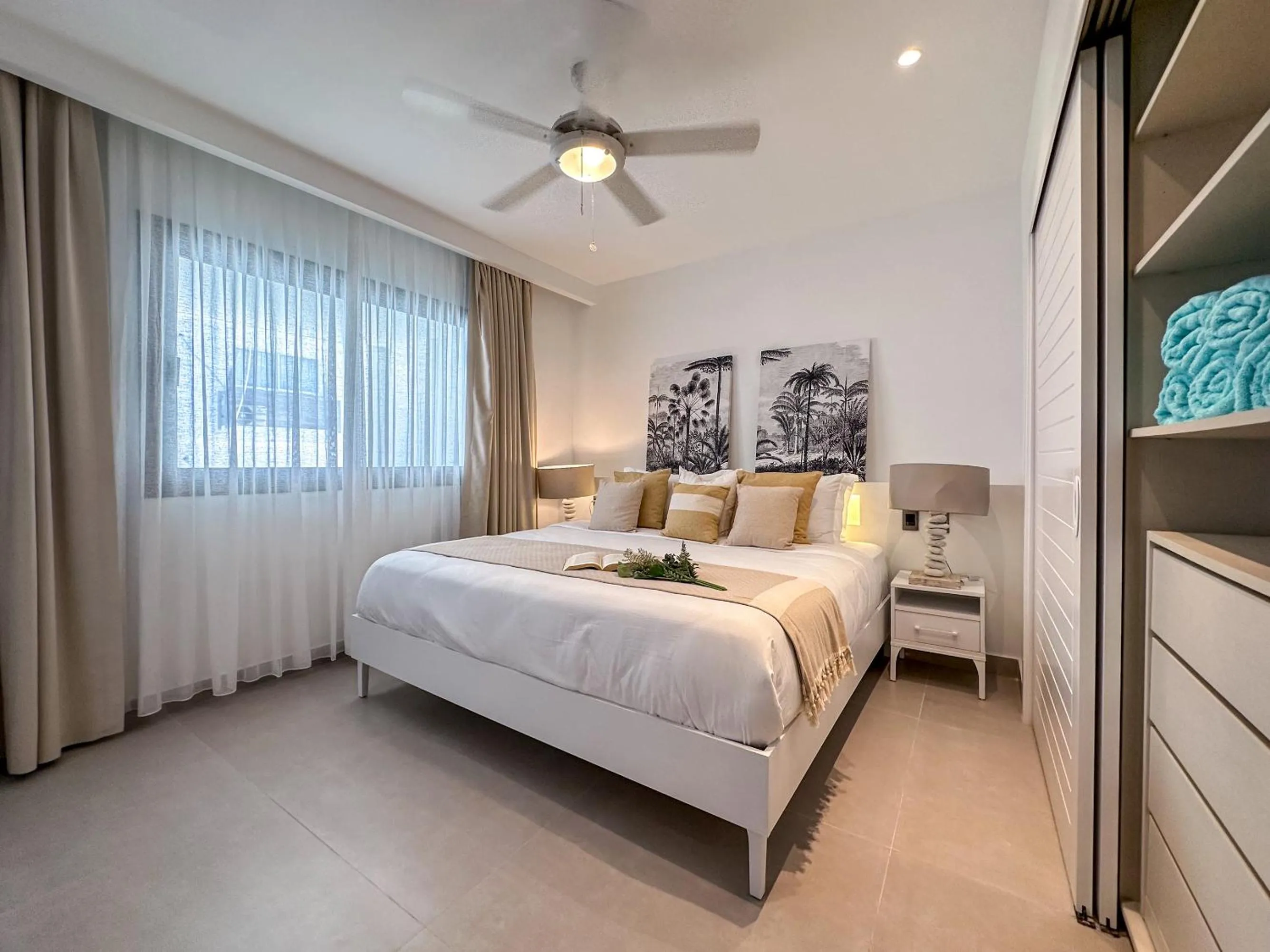 Bed in Beach Homes Punta Cana