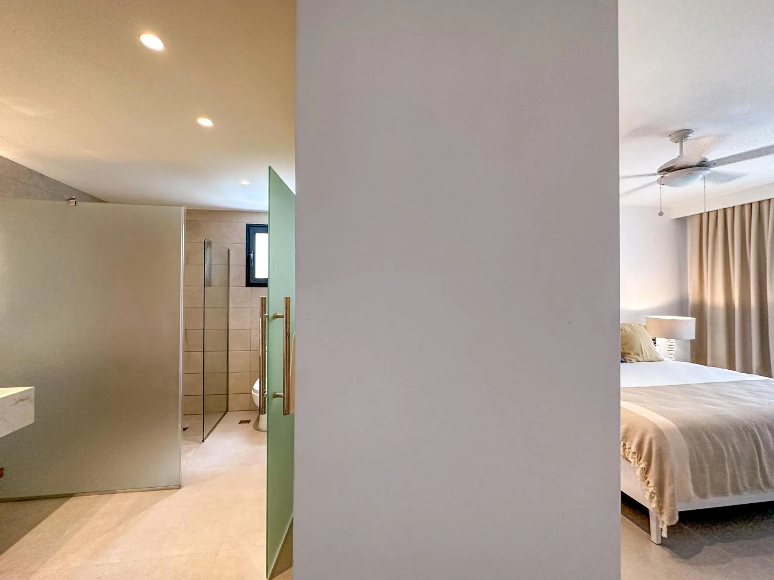 Bathroom, Bed in Beach Homes Punta Cana