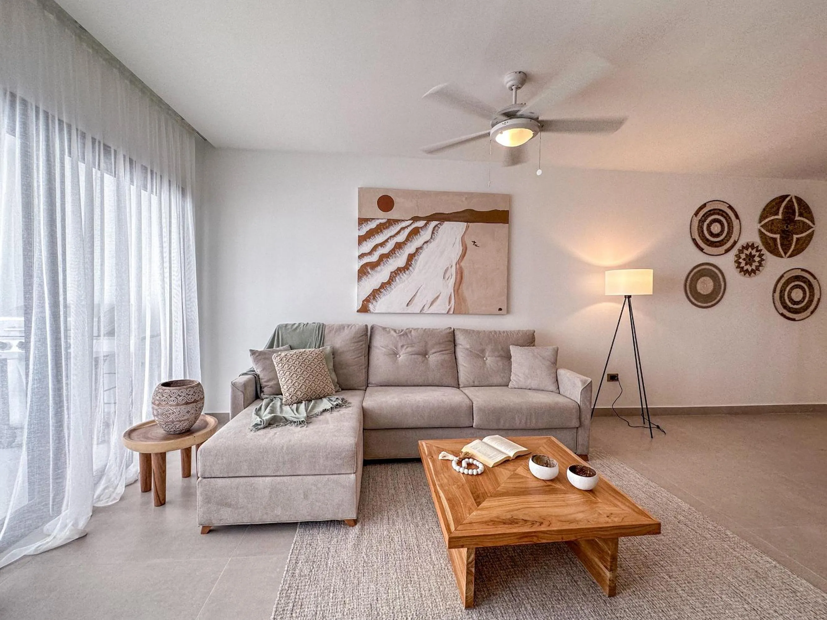 Living room in Beach Homes Punta Cana