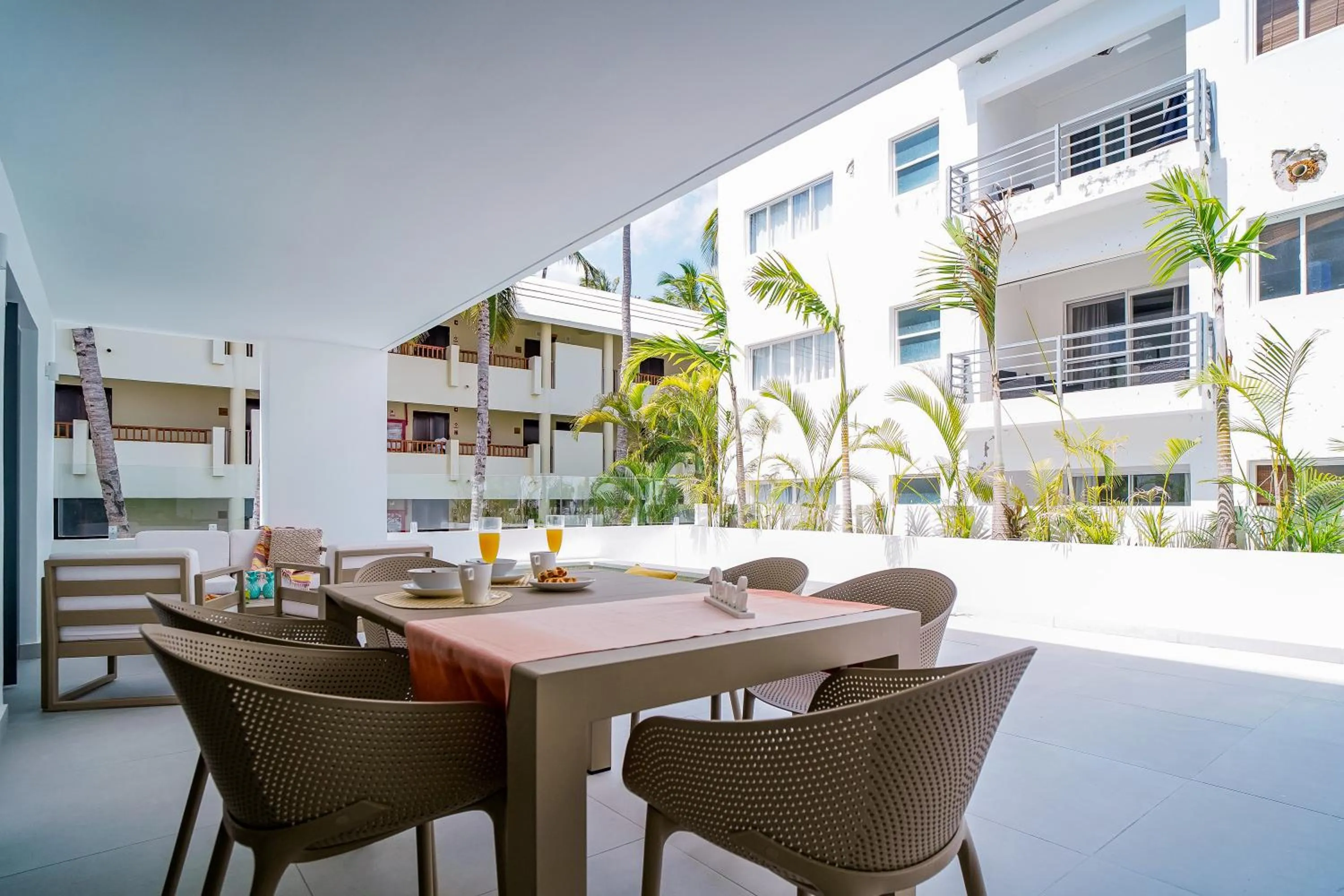 Patio in Beach Homes Punta Cana
