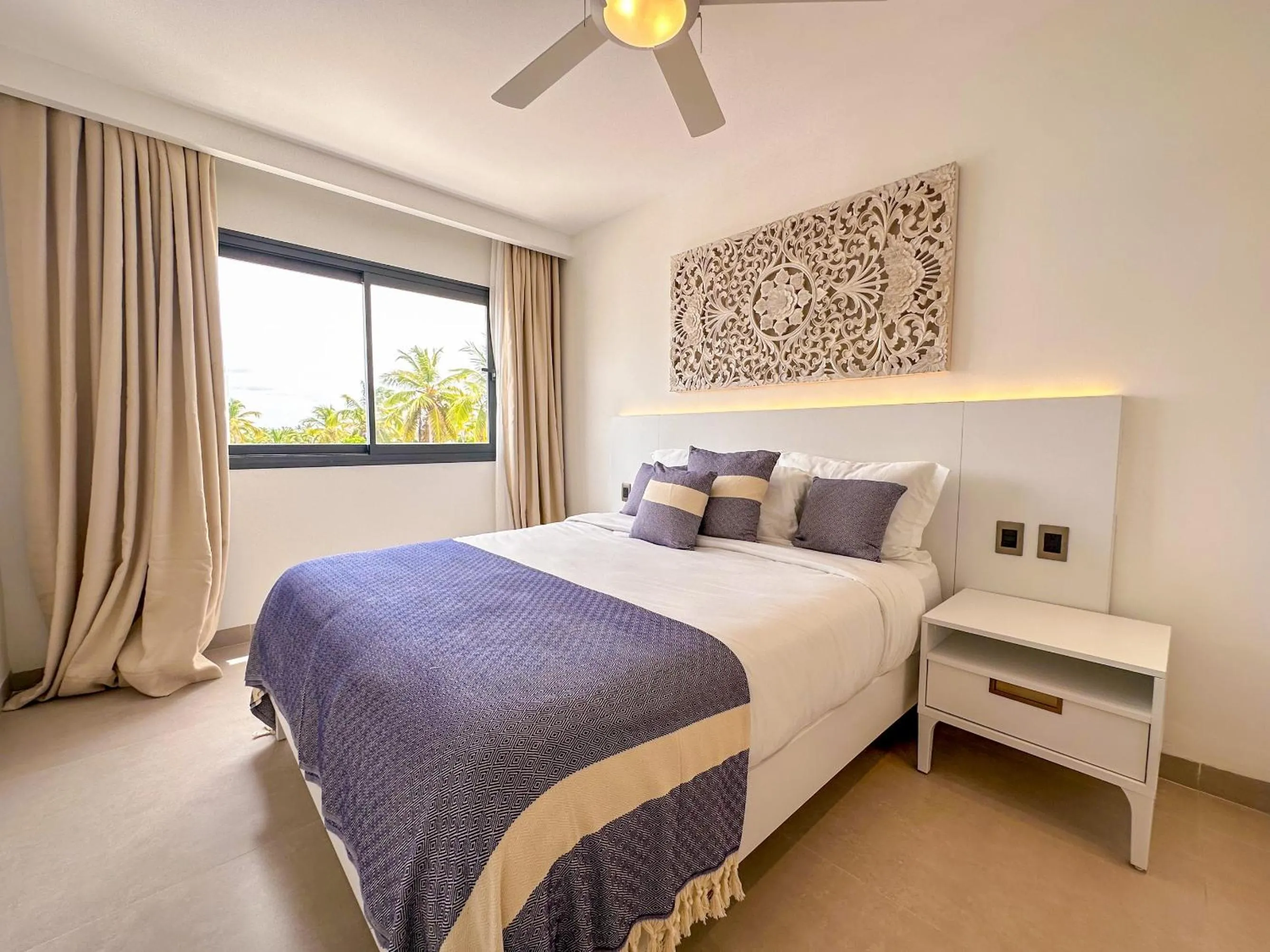 Bed in Beach Homes Punta Cana