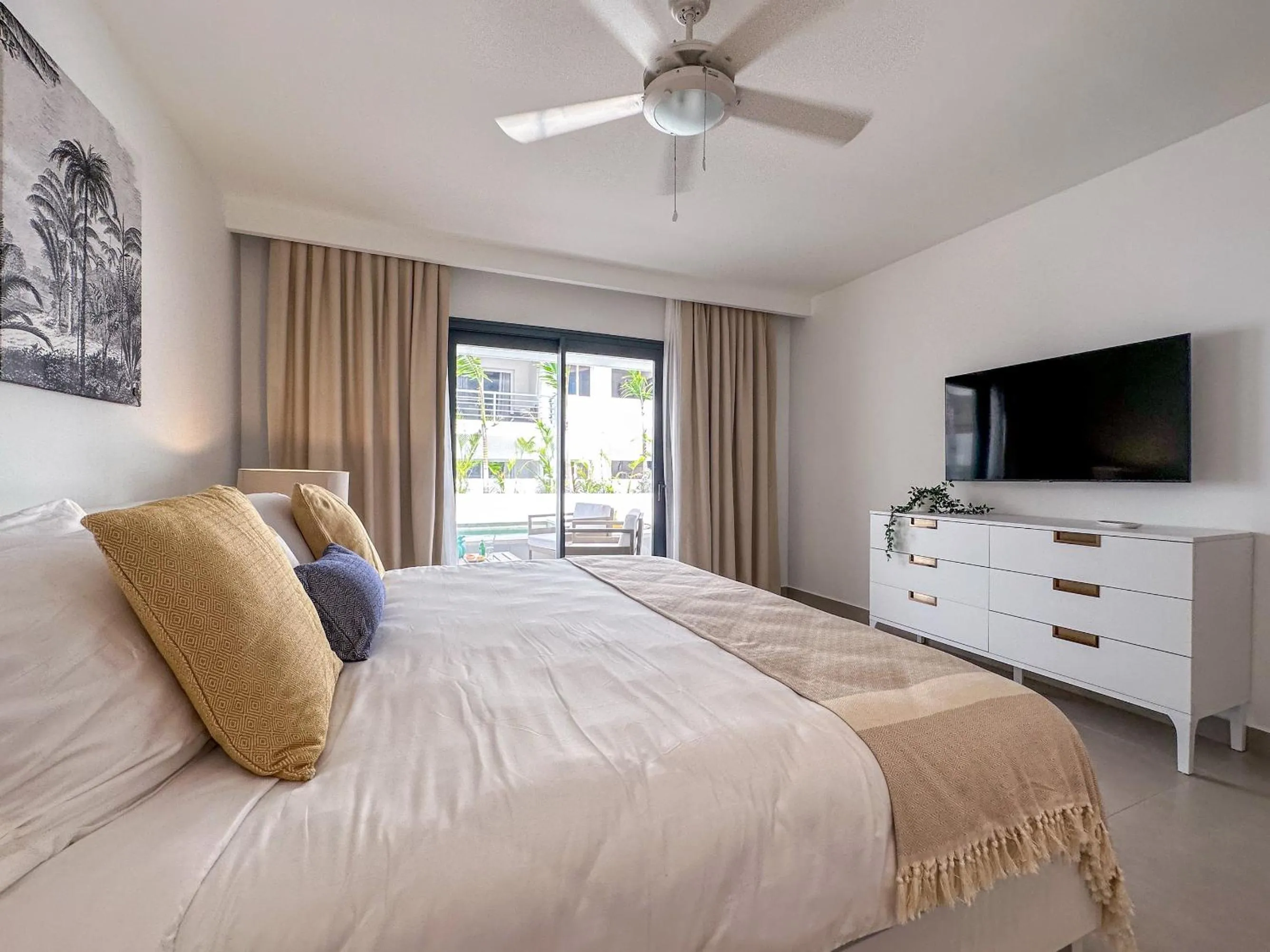 Bed in Beach Homes Punta Cana