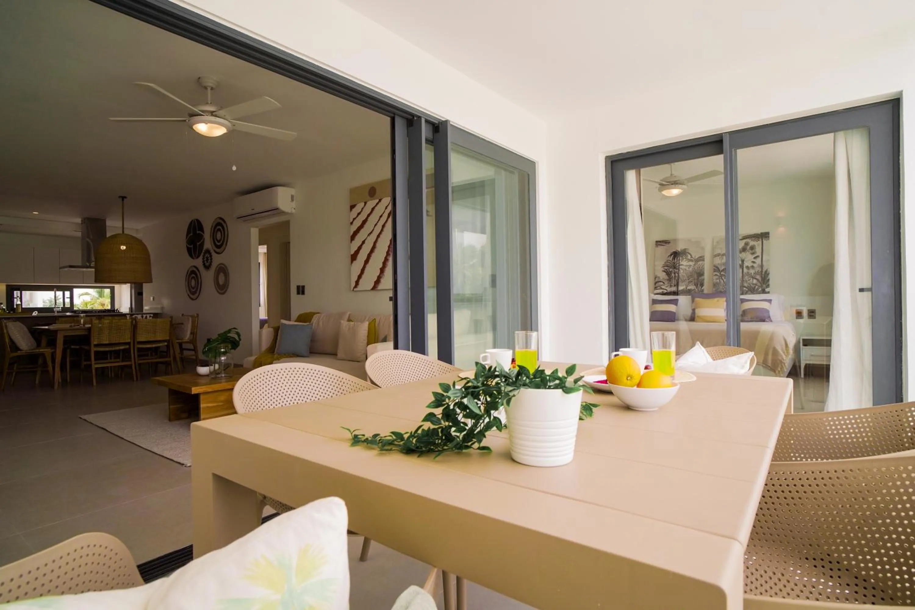 Living room in Beach Homes Punta Cana