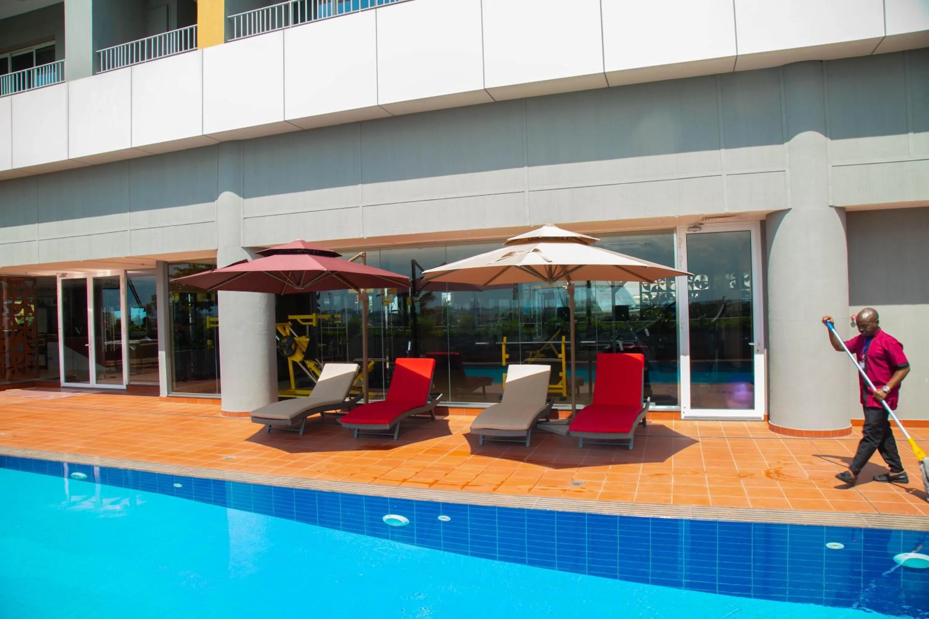 Swimming pool in Kingjada Hotels & Apartments