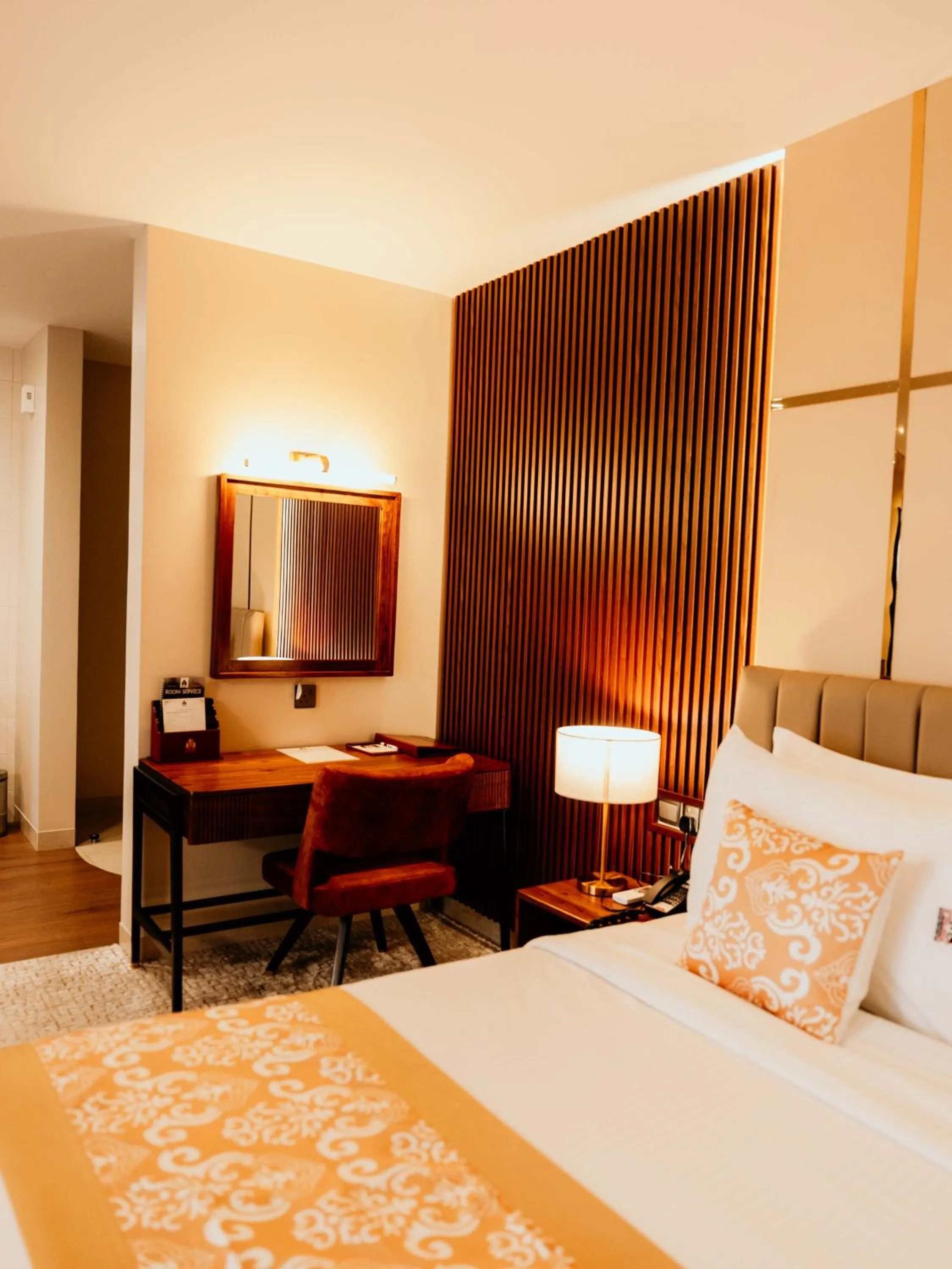 Seating area, Bed in Kingjada Hotels & Apartments