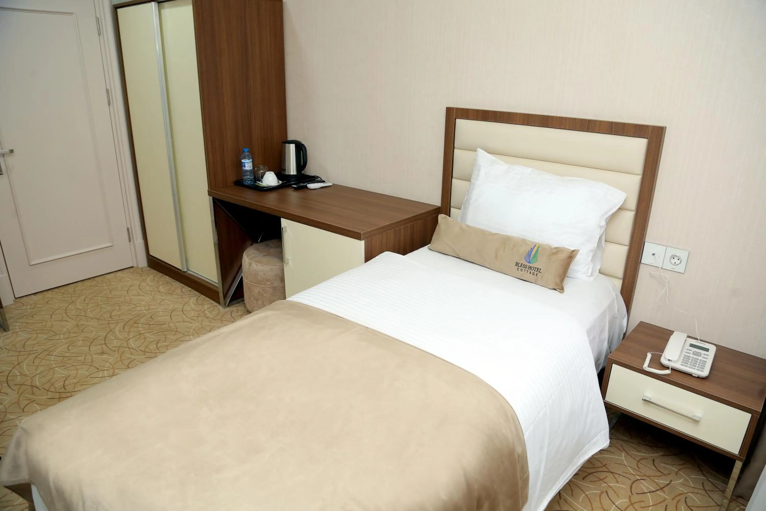 Bed in Gabala Bless Hotel Cottage