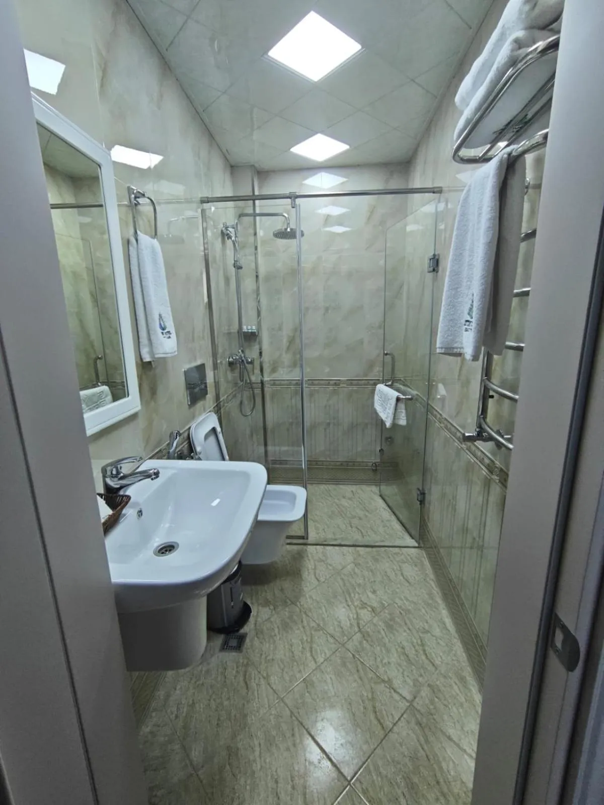 Shower in Gabala Bless Hotel Cottage