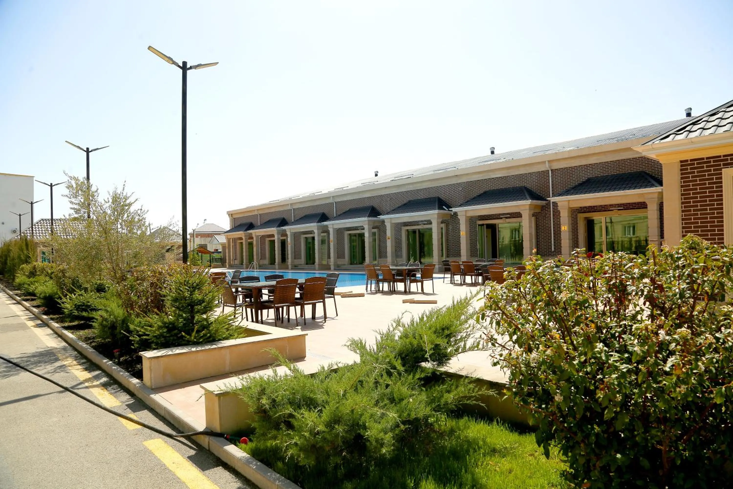 Property building in Gabala Bless Hotel Cottage