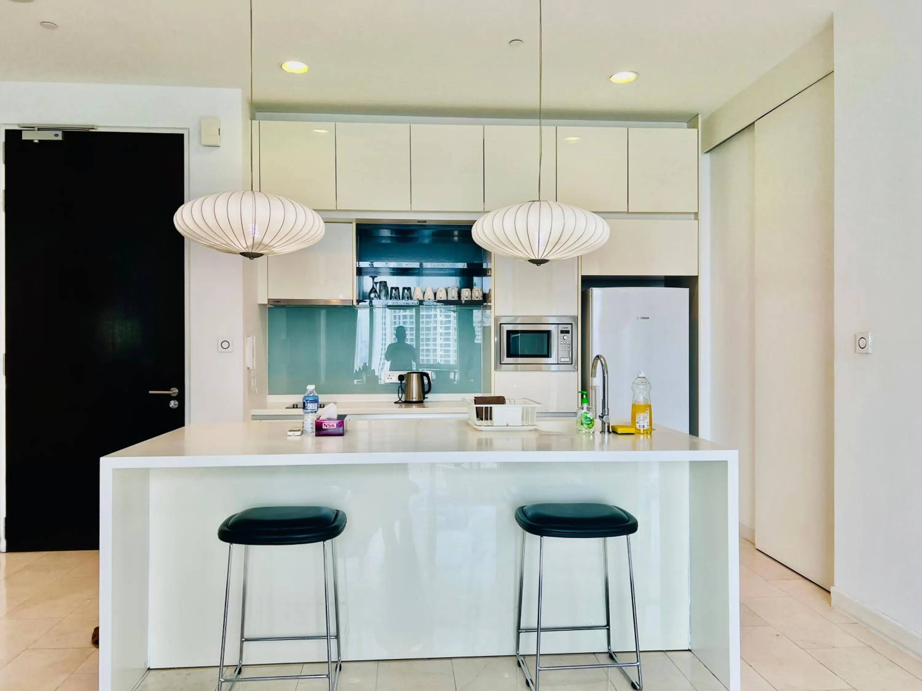 Dining area in De Sky Platinum Suites KLCC Kuala Lumpur