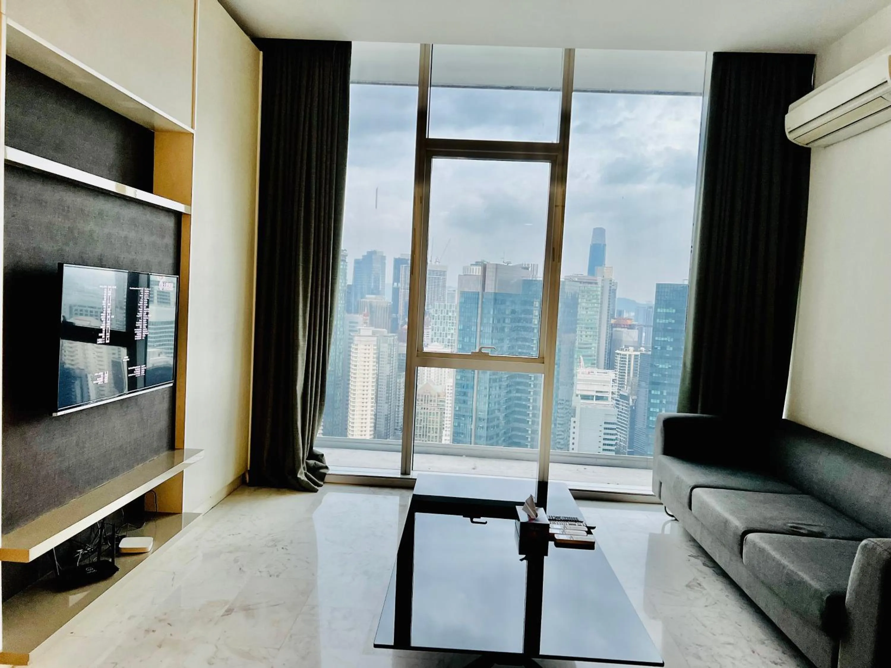 TV and multimedia in De Sky Platinum Suites KLCC Kuala Lumpur