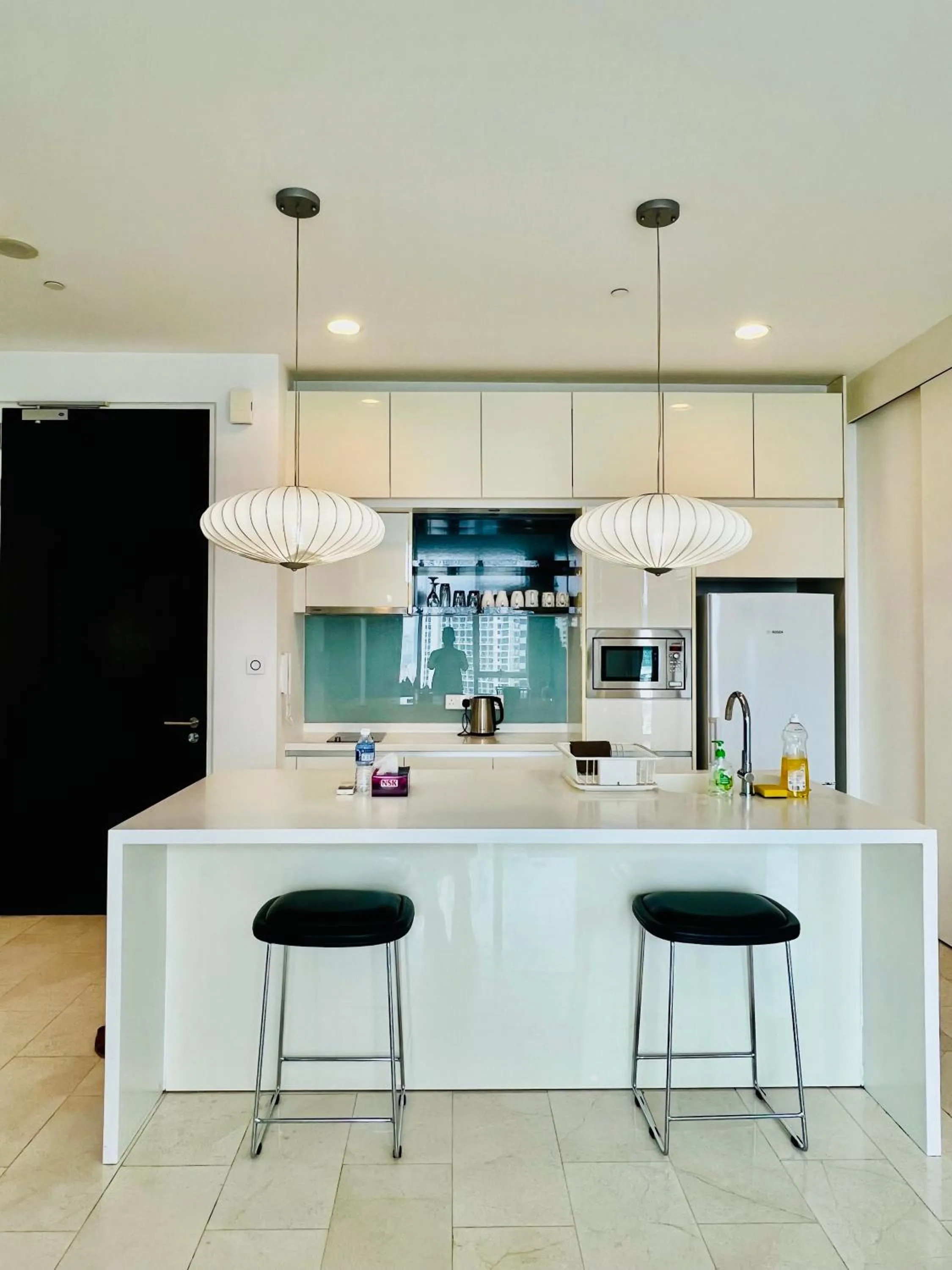 Dining area in De Sky Platinum Suites KLCC Kuala Lumpur