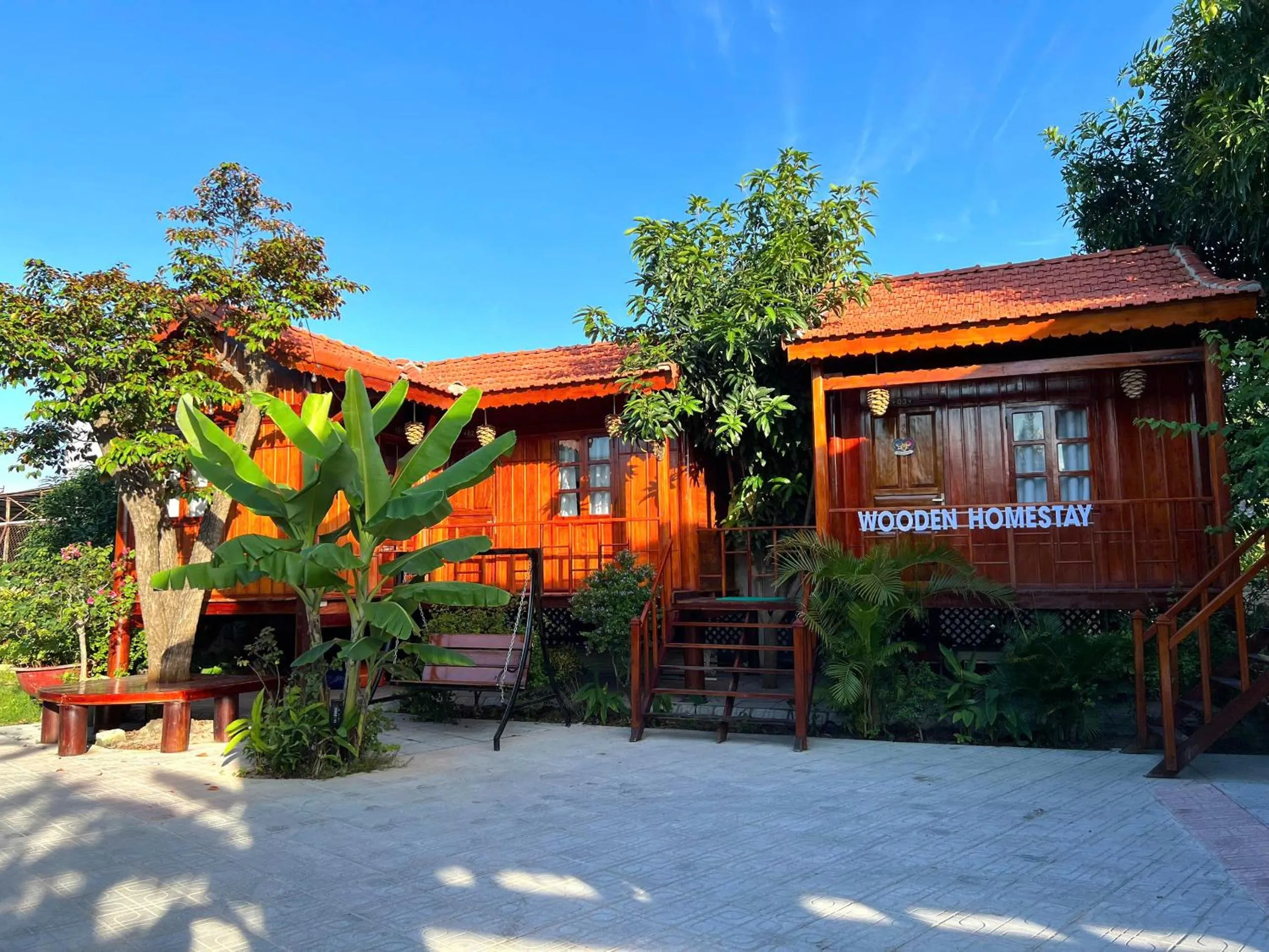 Property building in Wooden Homestay LAGI