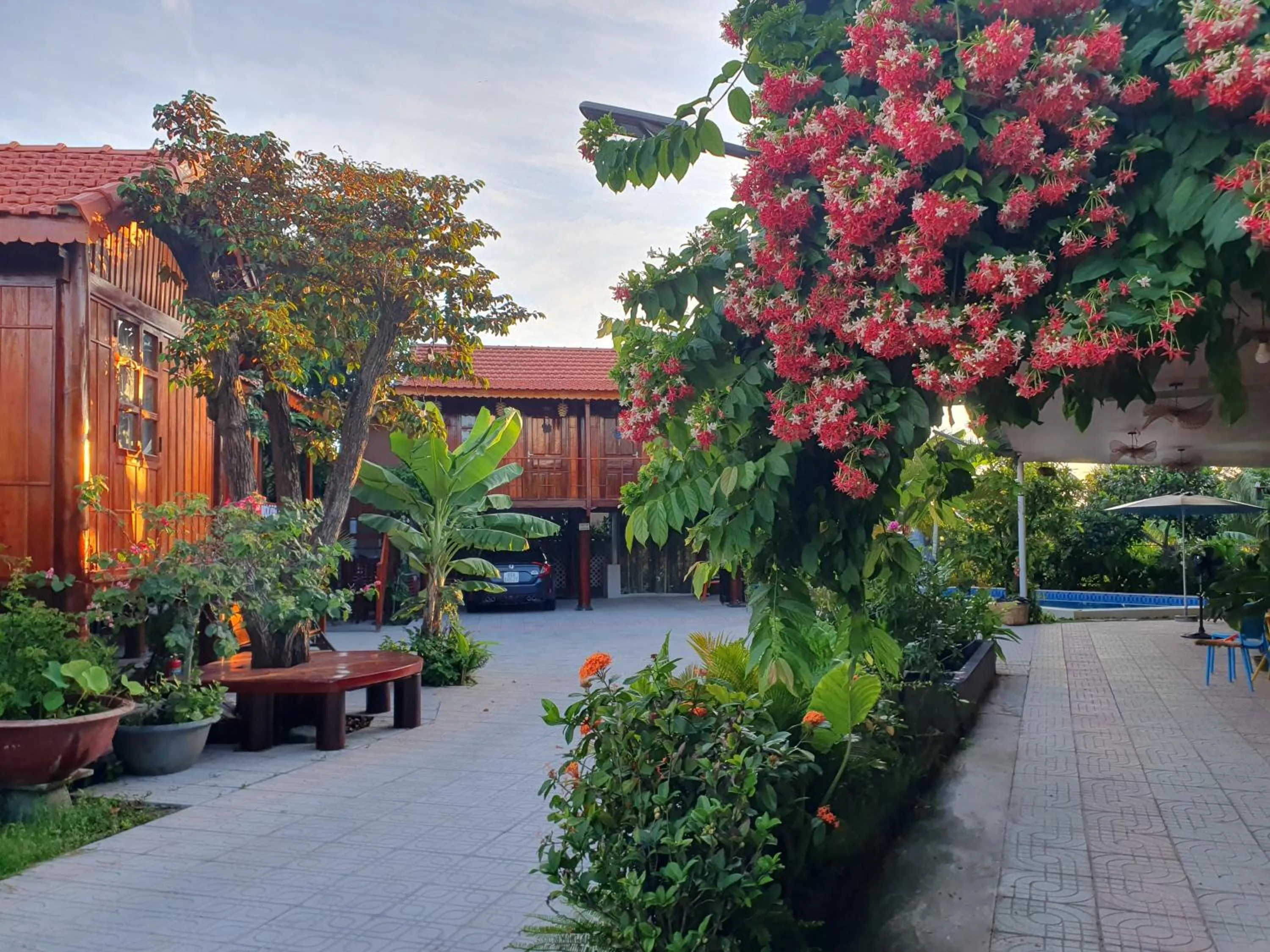 Property building in Wooden Homestay LAGI