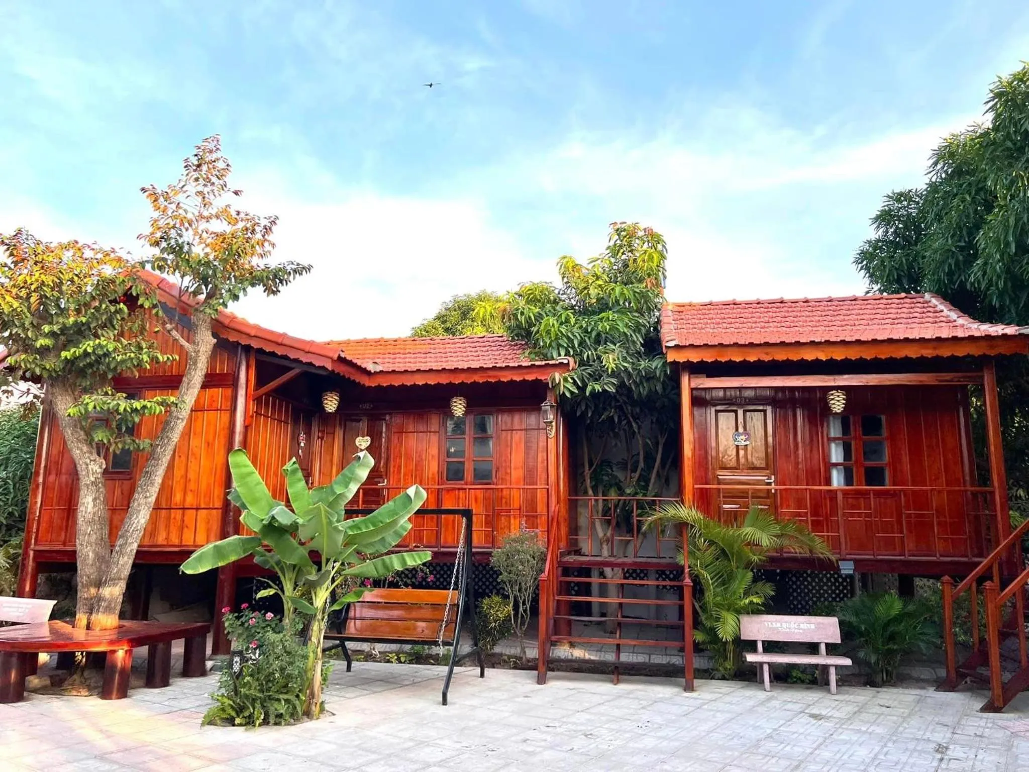 Property building in Wooden Homestay LAGI
