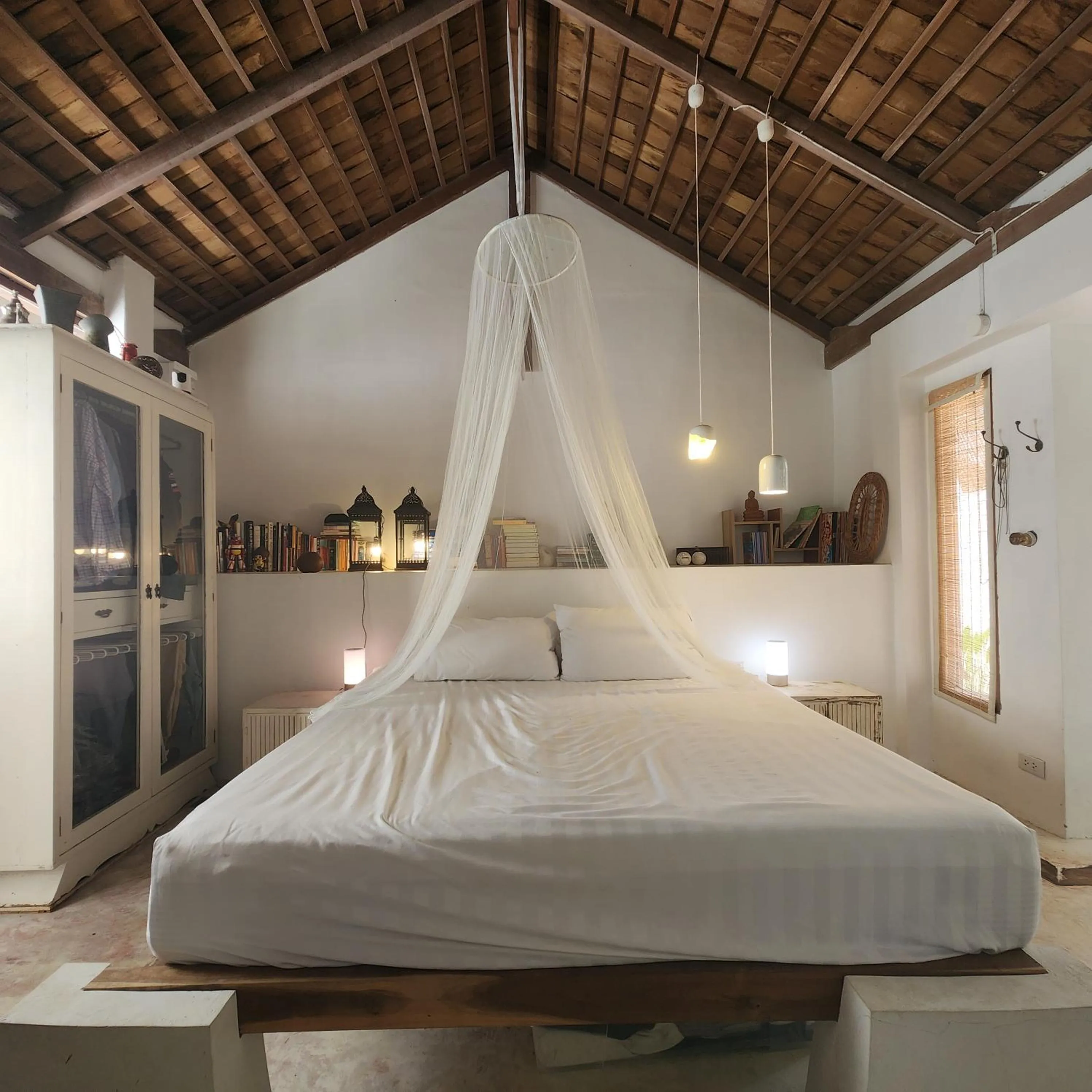 Bed in The Hip House Villa Phuket