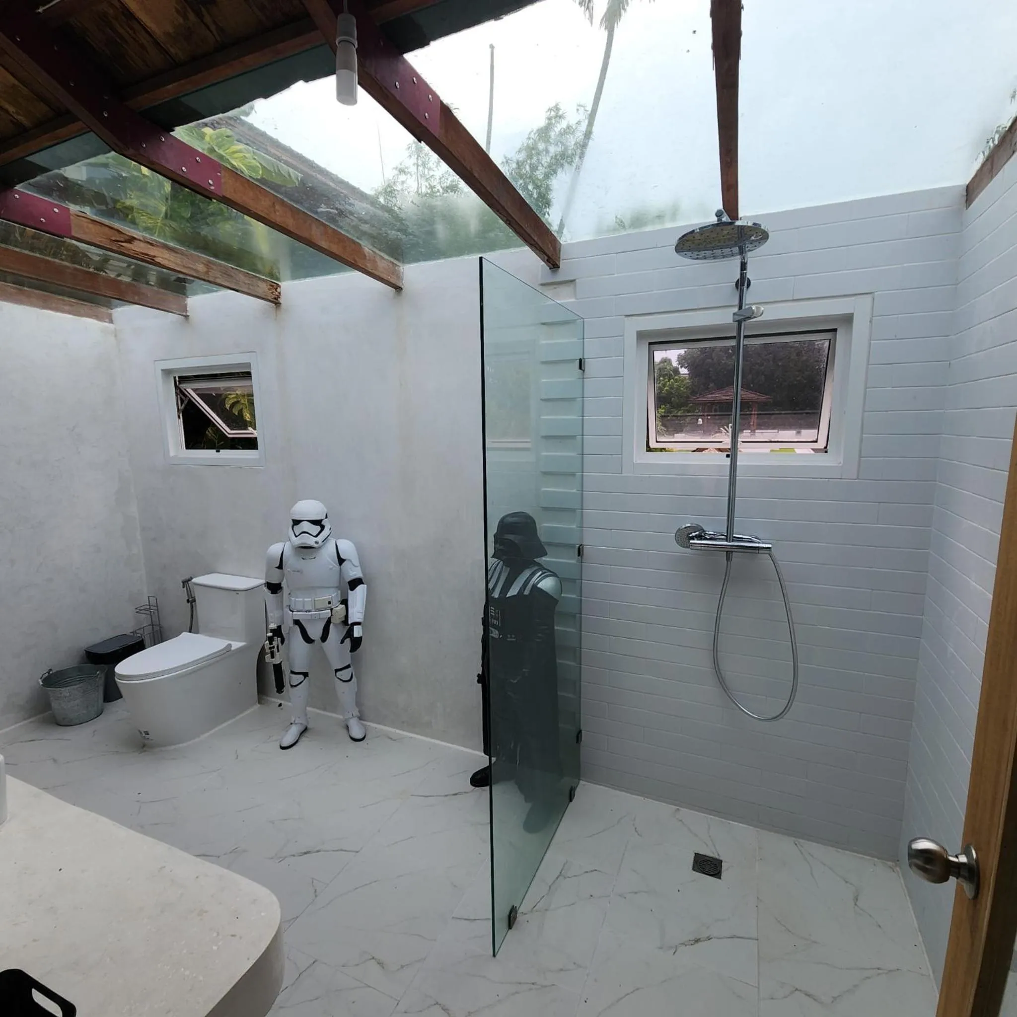 Shower in The Hip House Villa Phuket