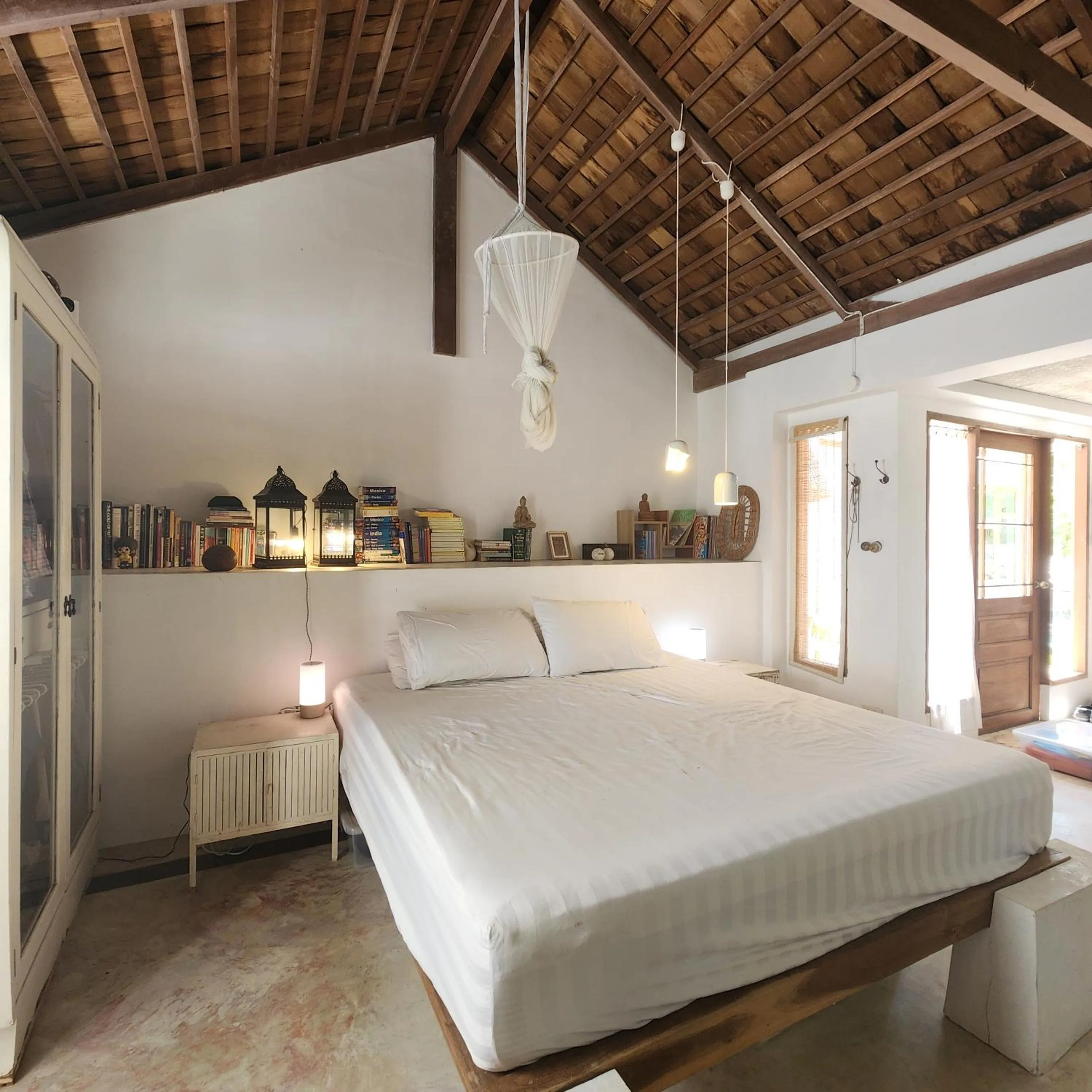 Bed in The Hip House Villa Phuket