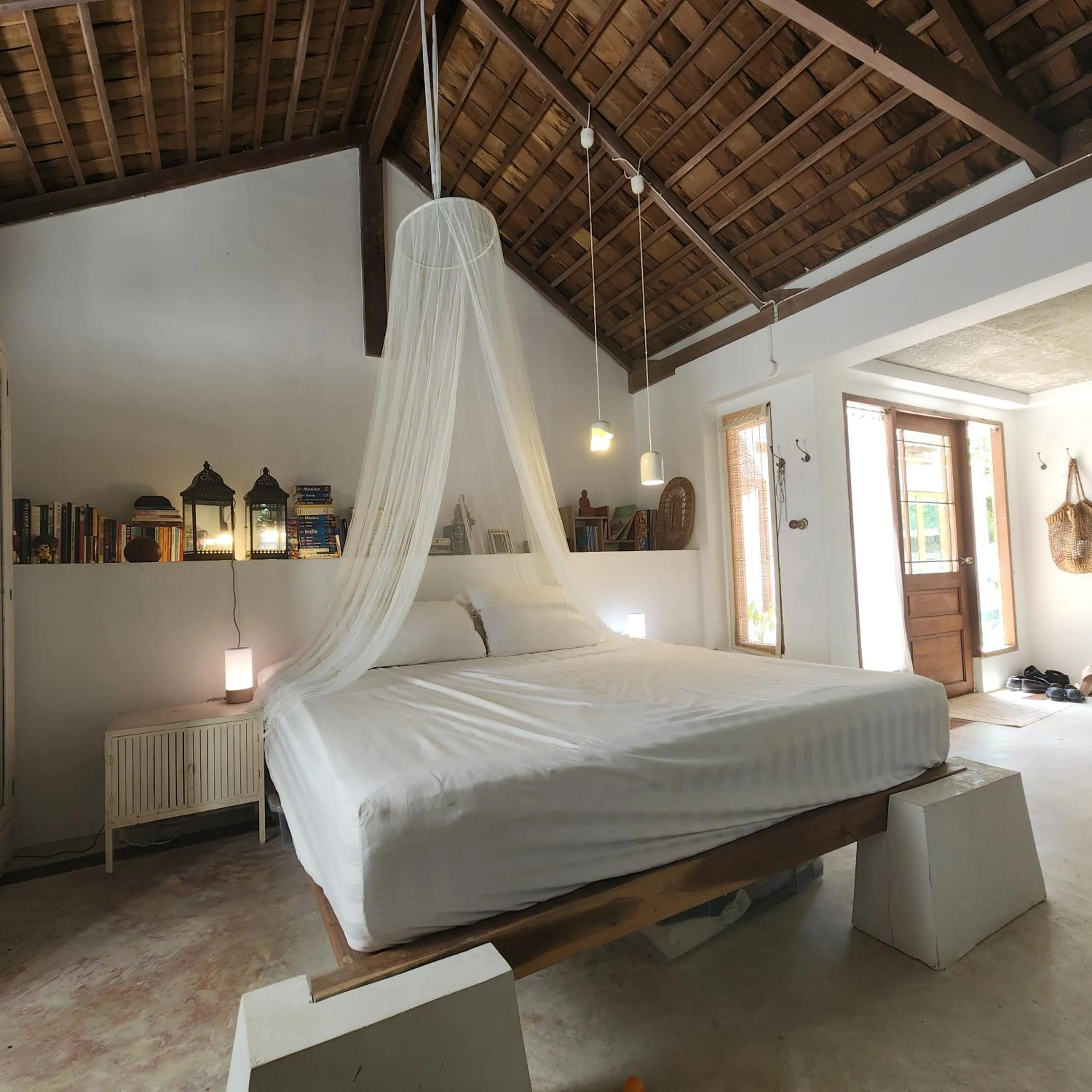 Bed in The Hip House Villa Phuket