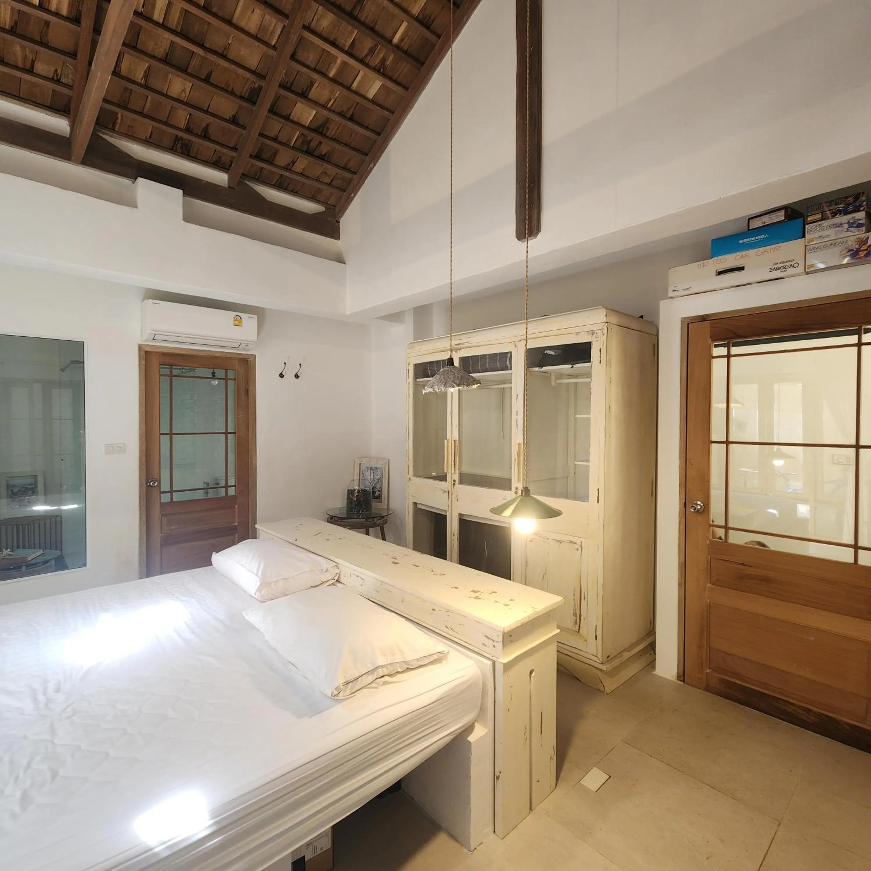 Bed in The Hip House Villa Phuket
