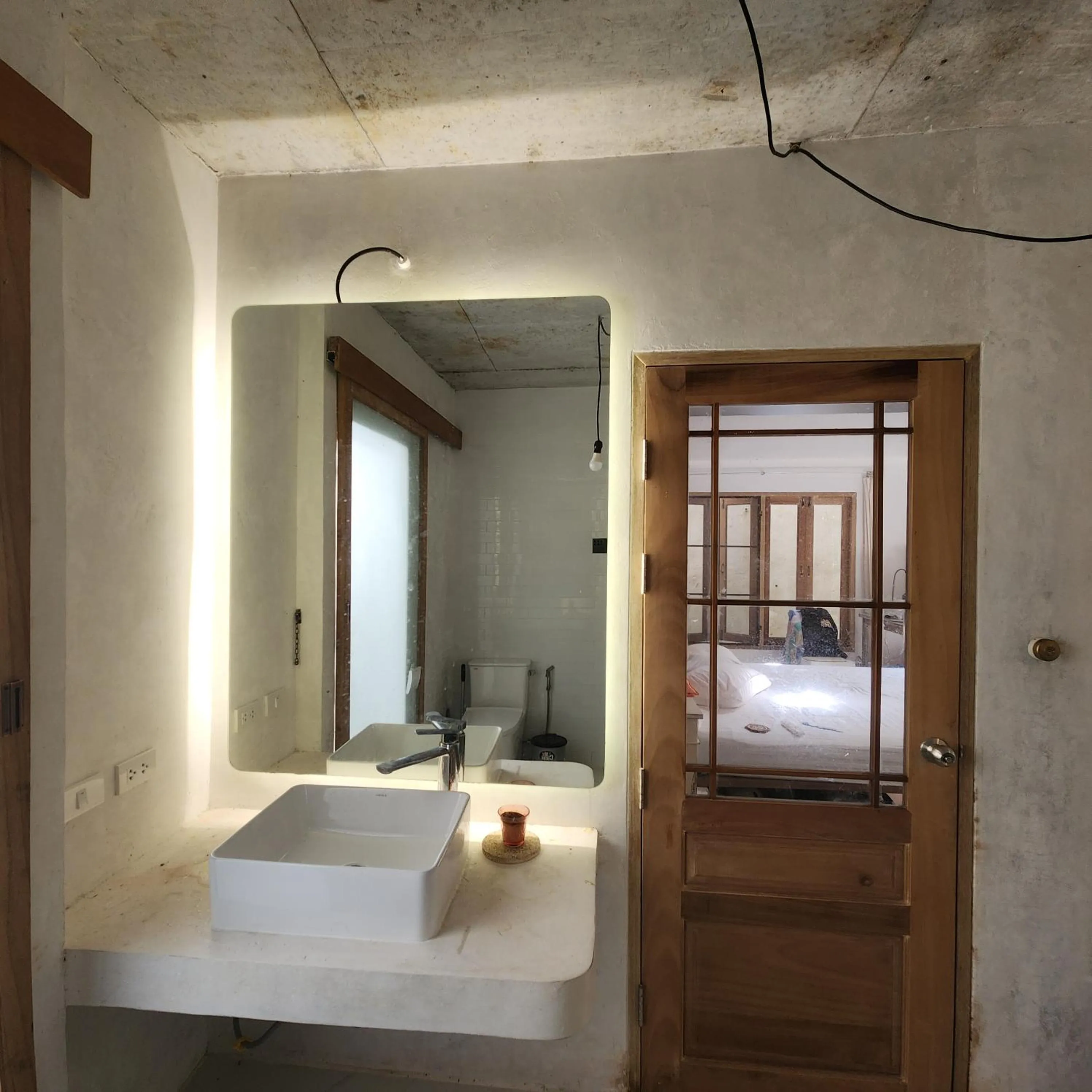 Bed in The Hip House Villa Phuket