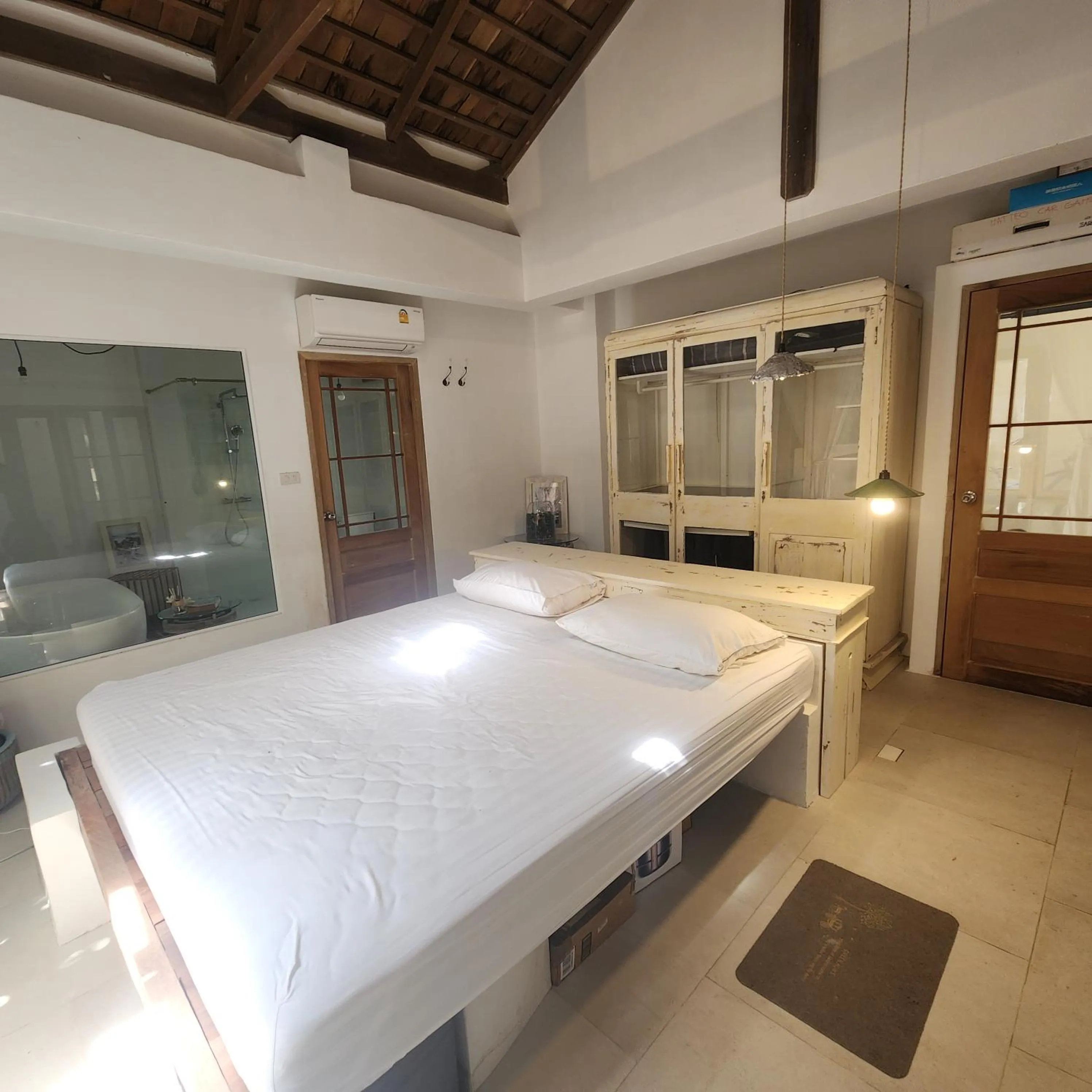 Bed in The Hip House Villa Phuket