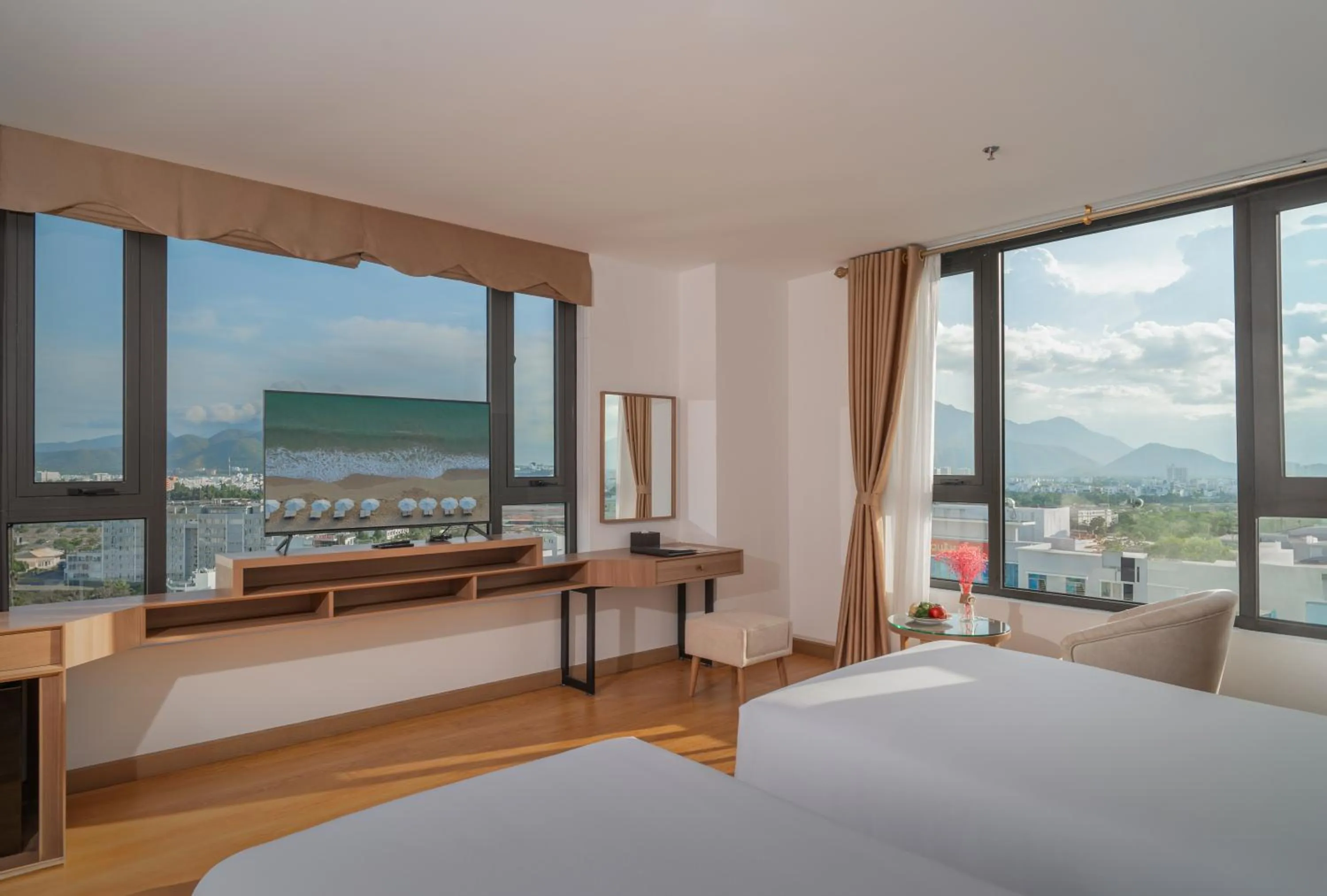 View (from property/room), Bed in Sea Soul Hotel