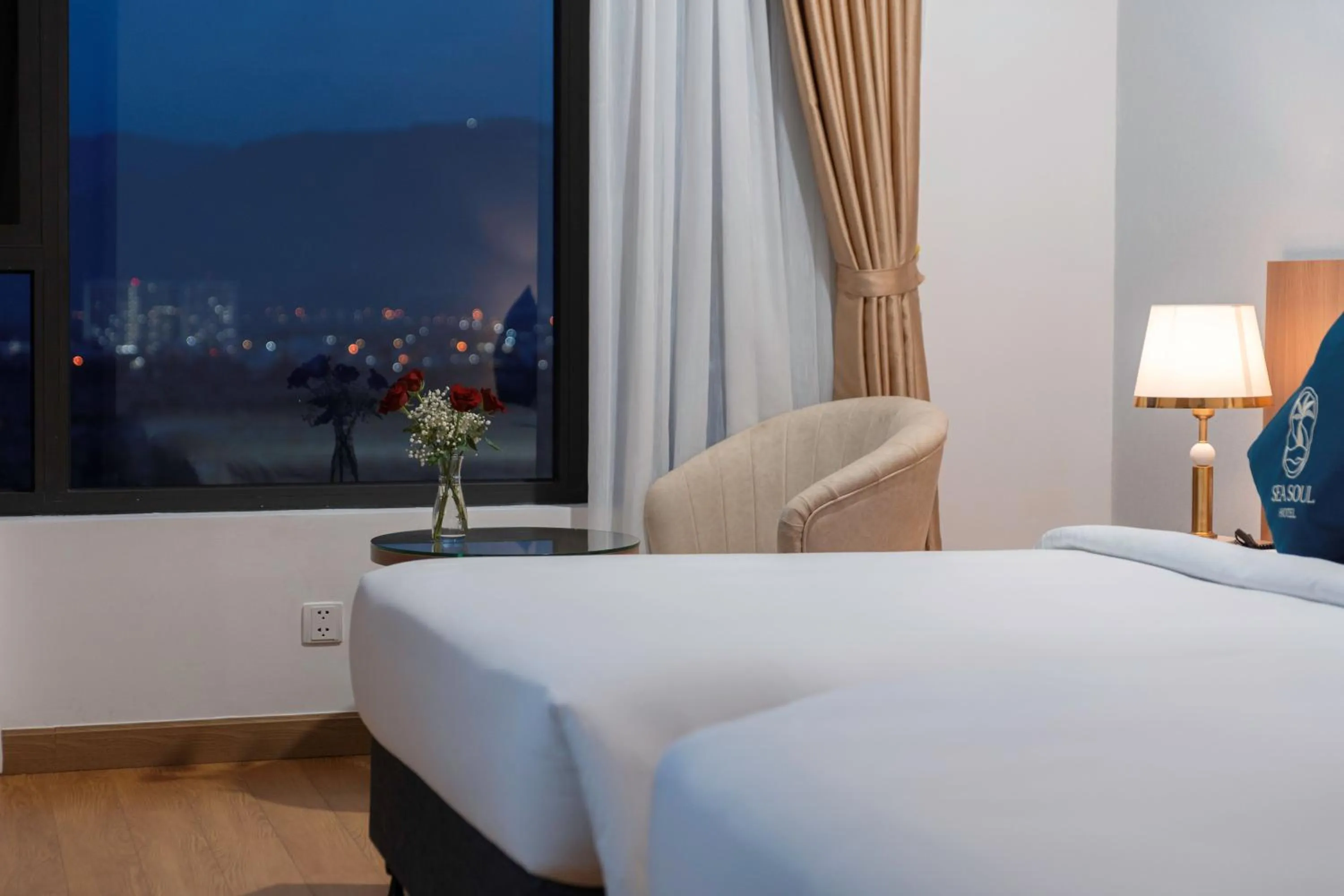 Bed in Sea Soul Hotel