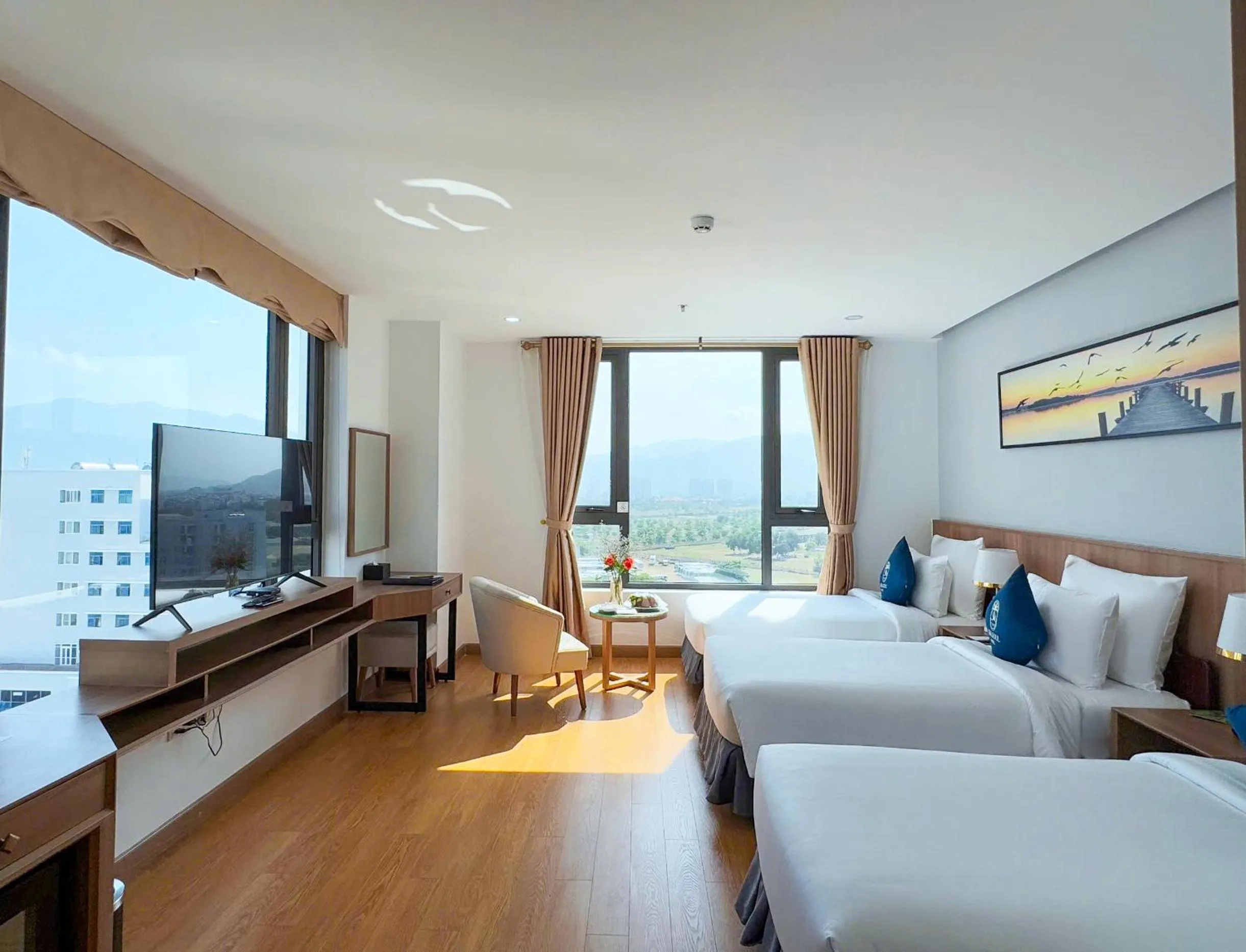 View (from property/room), Bed in Sea Soul Hotel