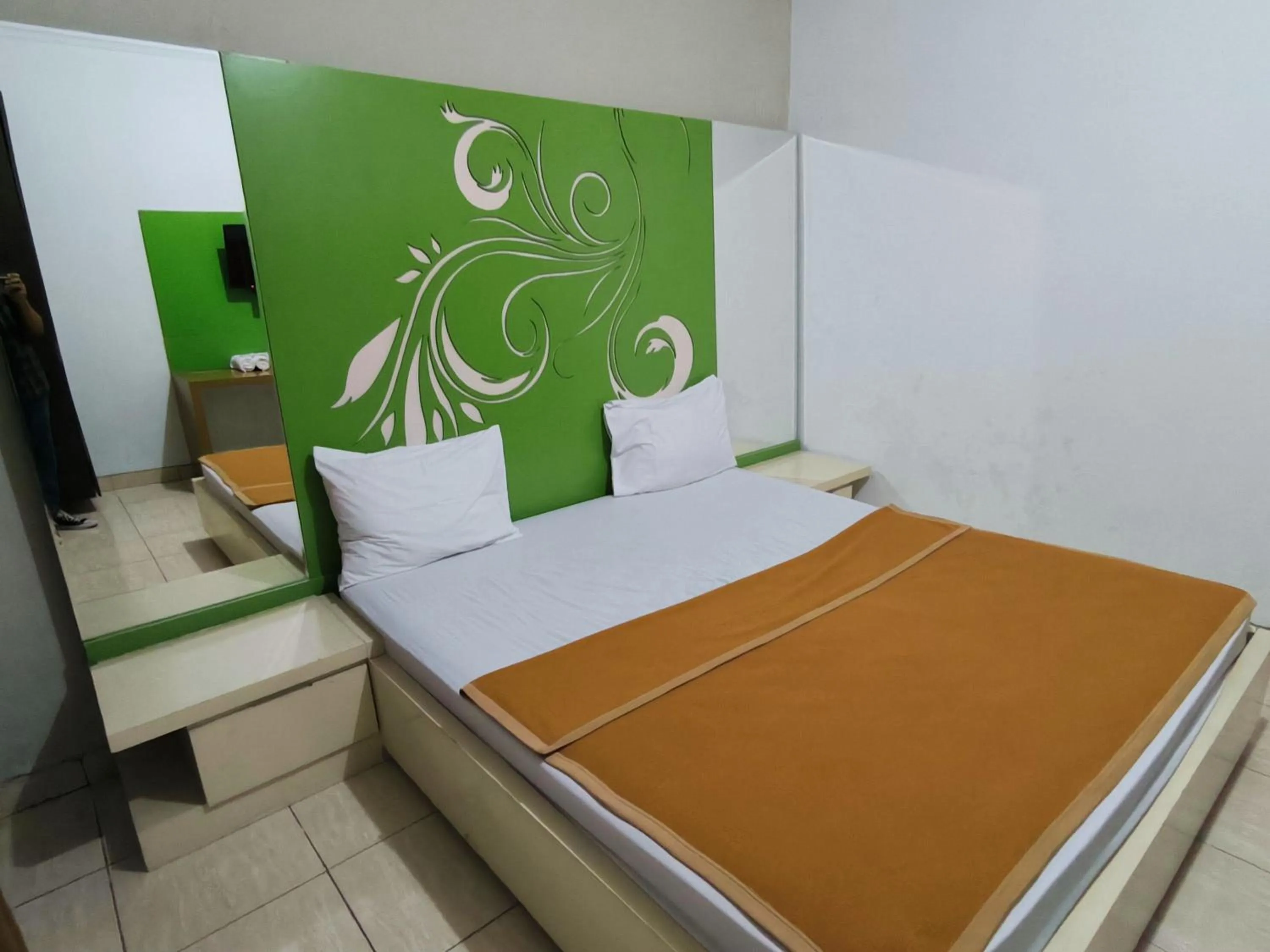 Bed in New Bandengan Beach Hotel