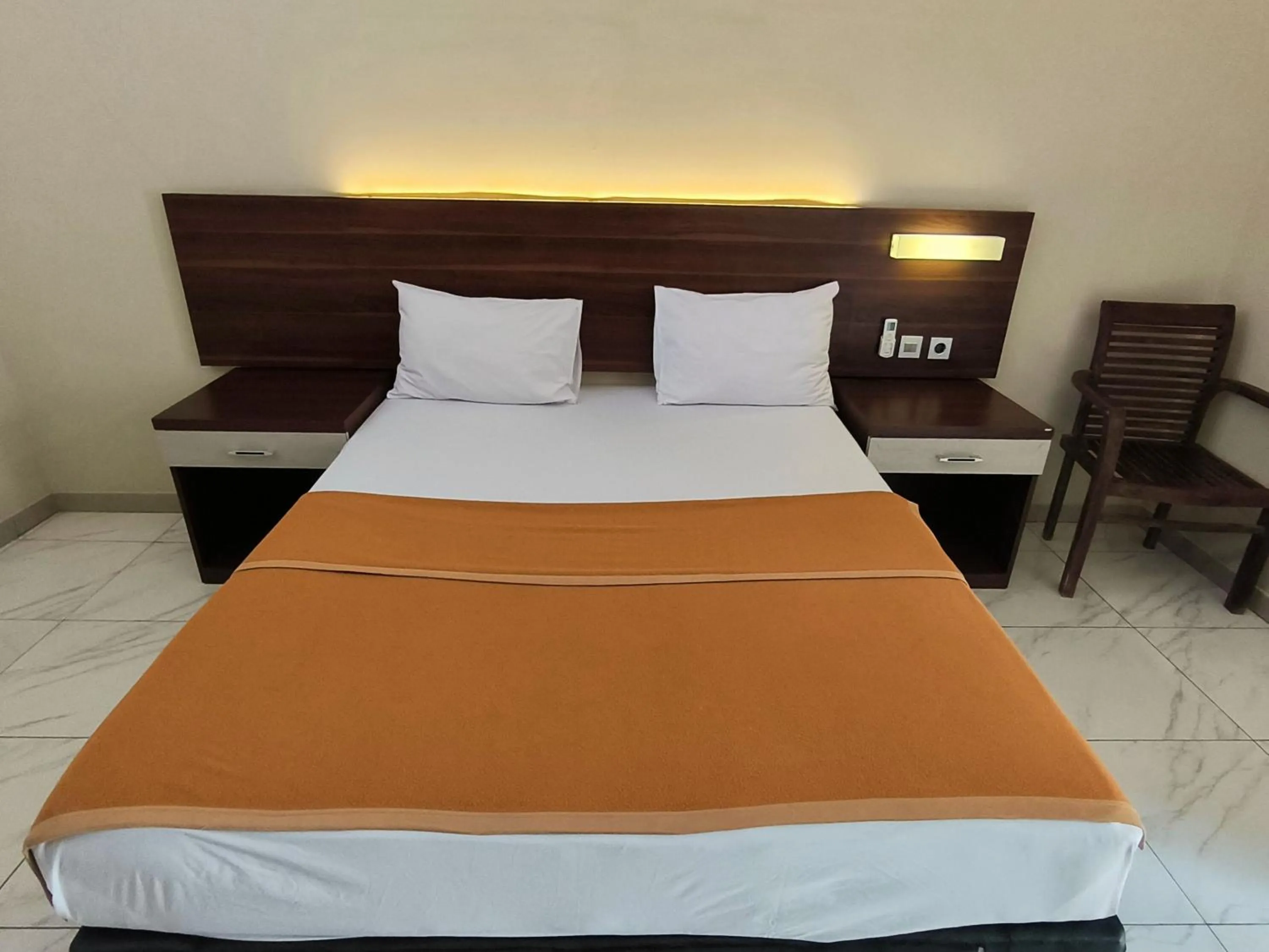 Bed in New Bandengan Beach Hotel