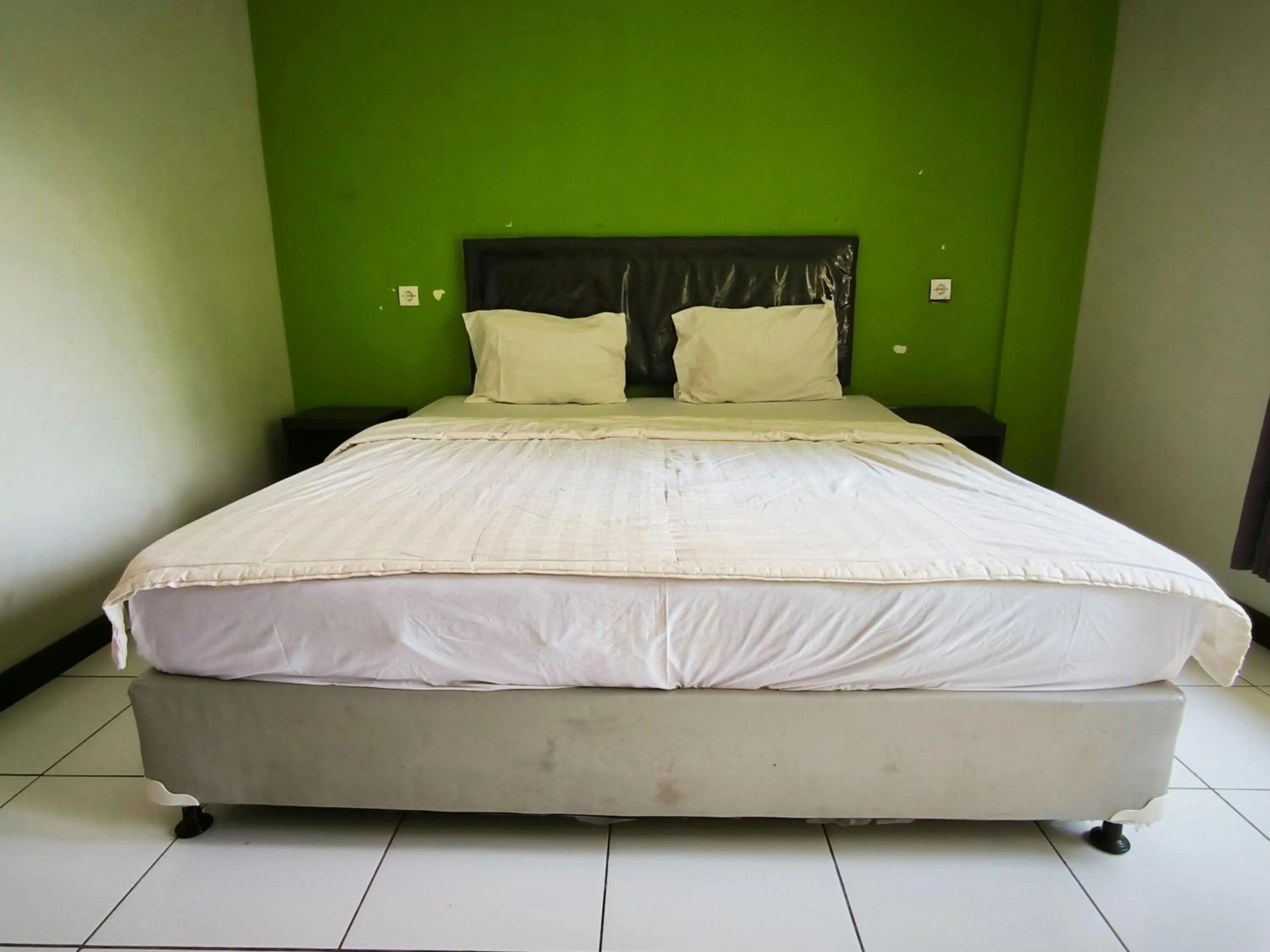 Bed in New Bandengan Beach Hotel
