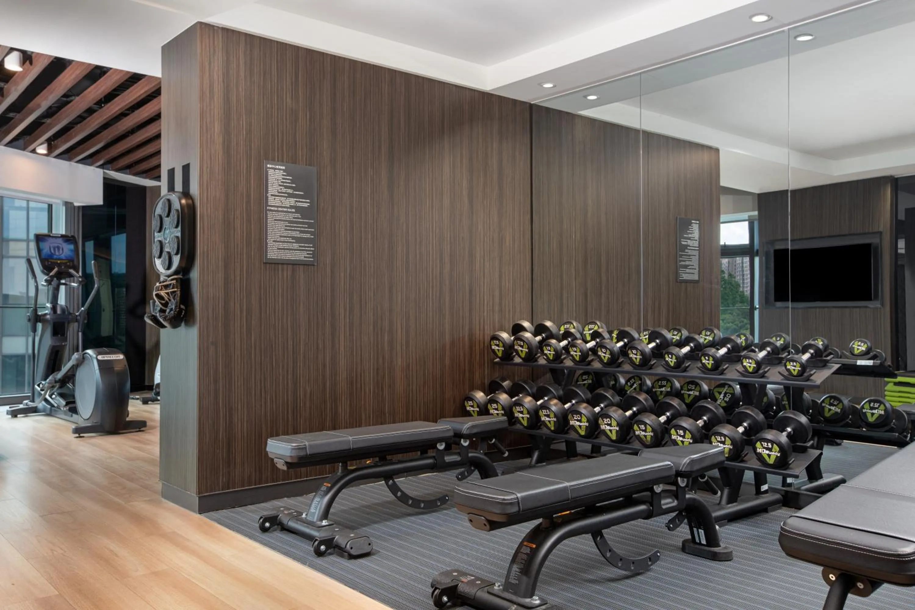 Fitness centre/facilities in Fraser Place Wujiaochang Shanghai City Center