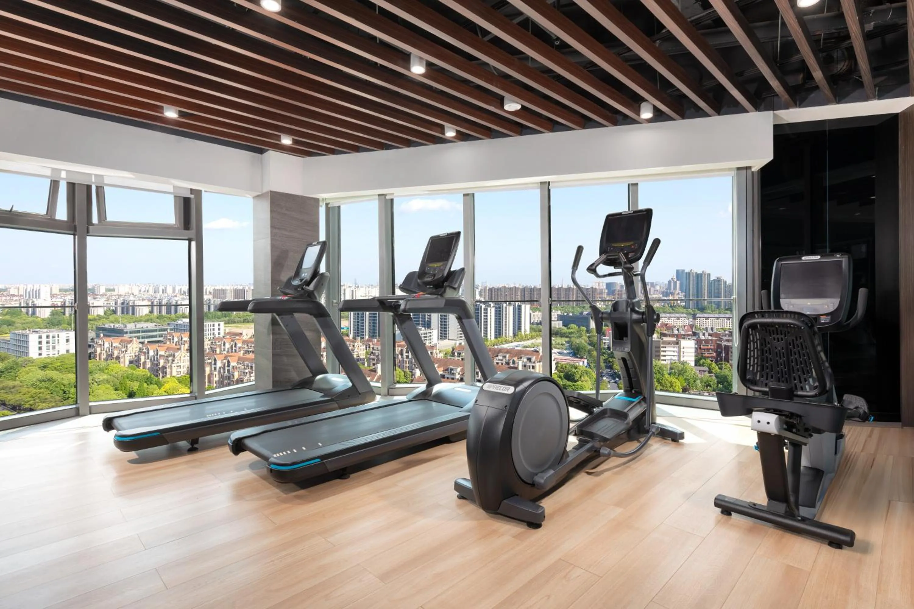 Fitness centre/facilities in Fraser Place Wujiaochang Shanghai City Center