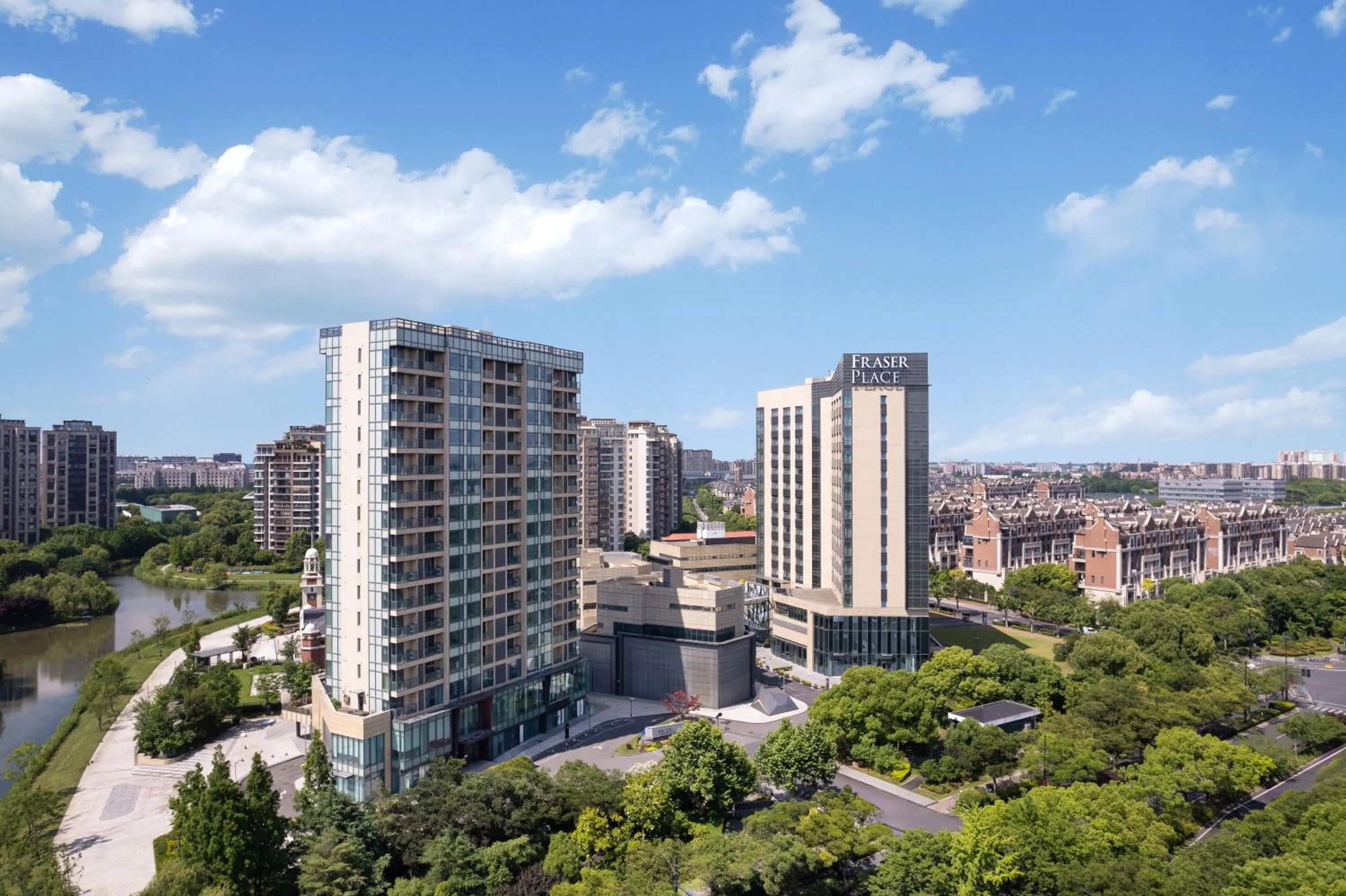 Property building in Fraser Place Wujiaochang Shanghai City Center