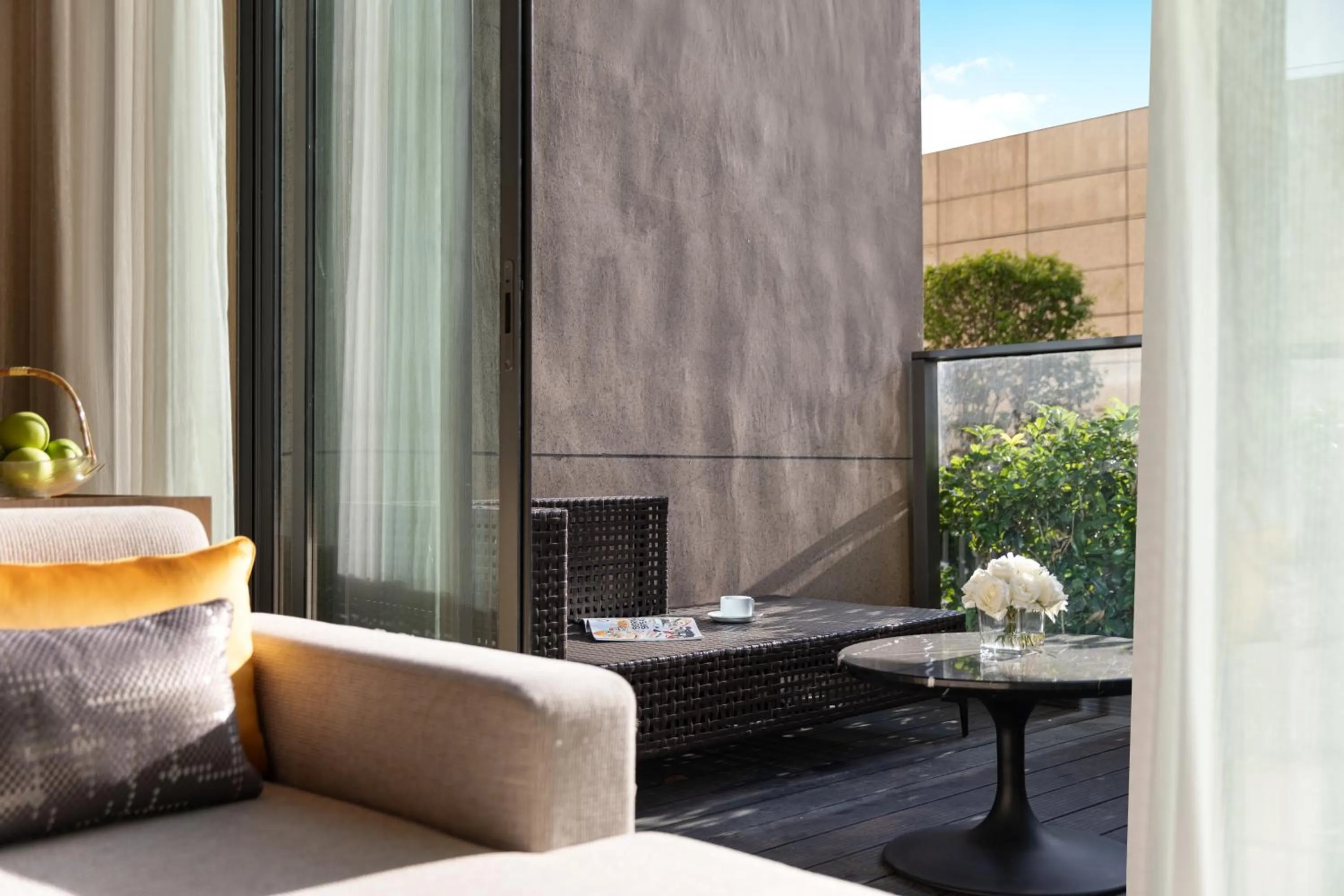 Balcony/Terrace in Fraser Place Wujiaochang Shanghai City Center